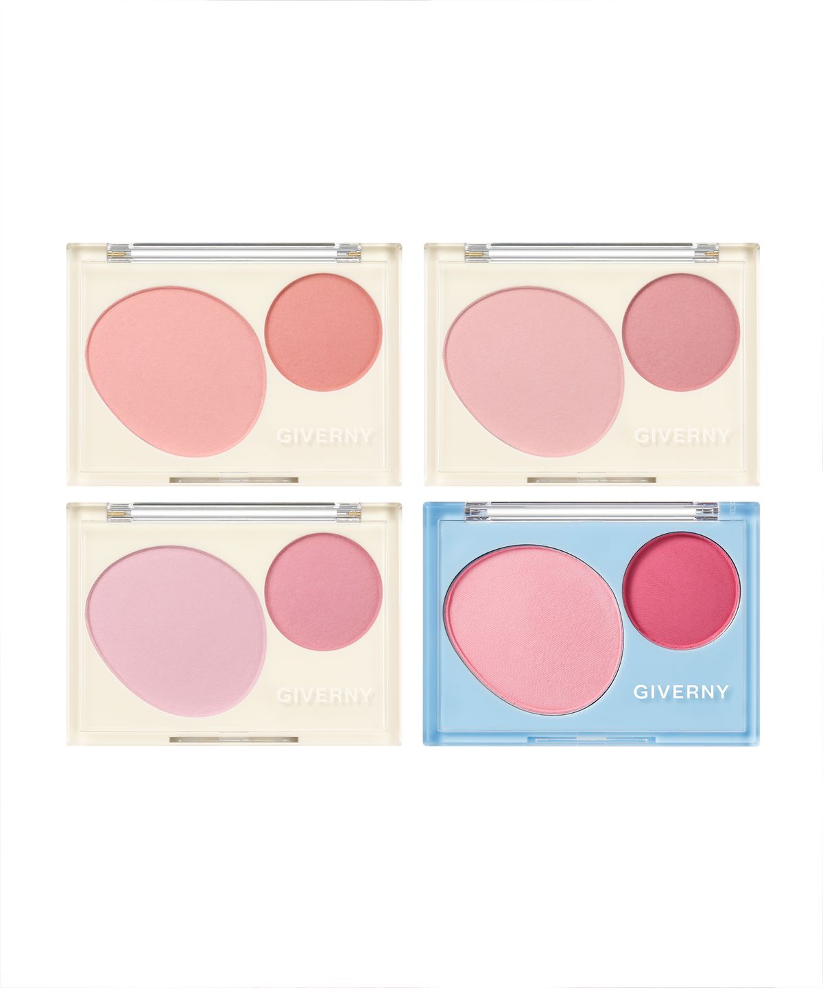 지베르니(GIVERNY) 플러피 듀얼 블러셔 (3 Colors)
