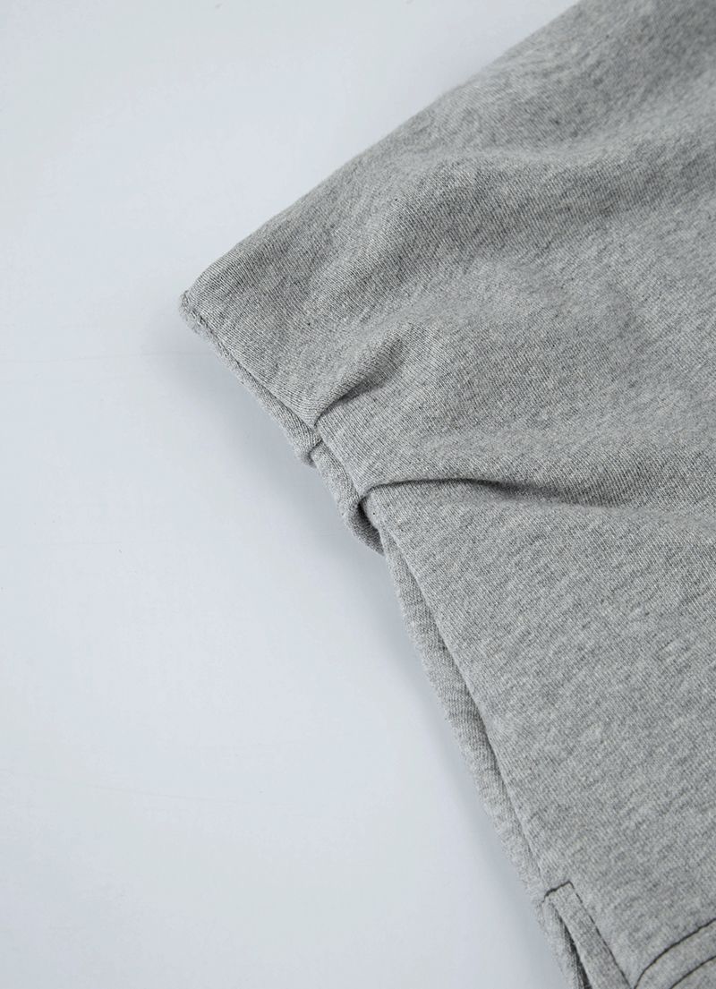 MUSINSA | ASON LENA UNBALANCE SKIRT / GRAY