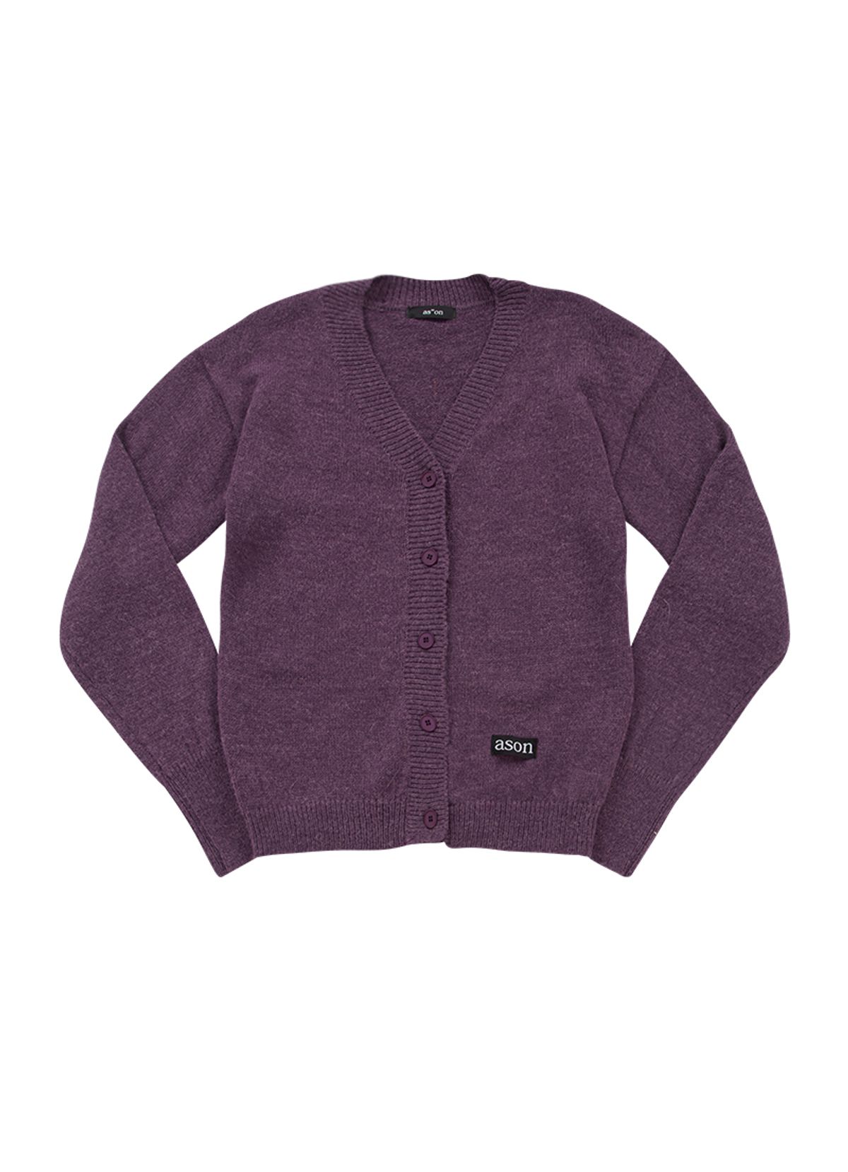 애즈온(ASON) HAPPER CARDIGAN / PURPLE