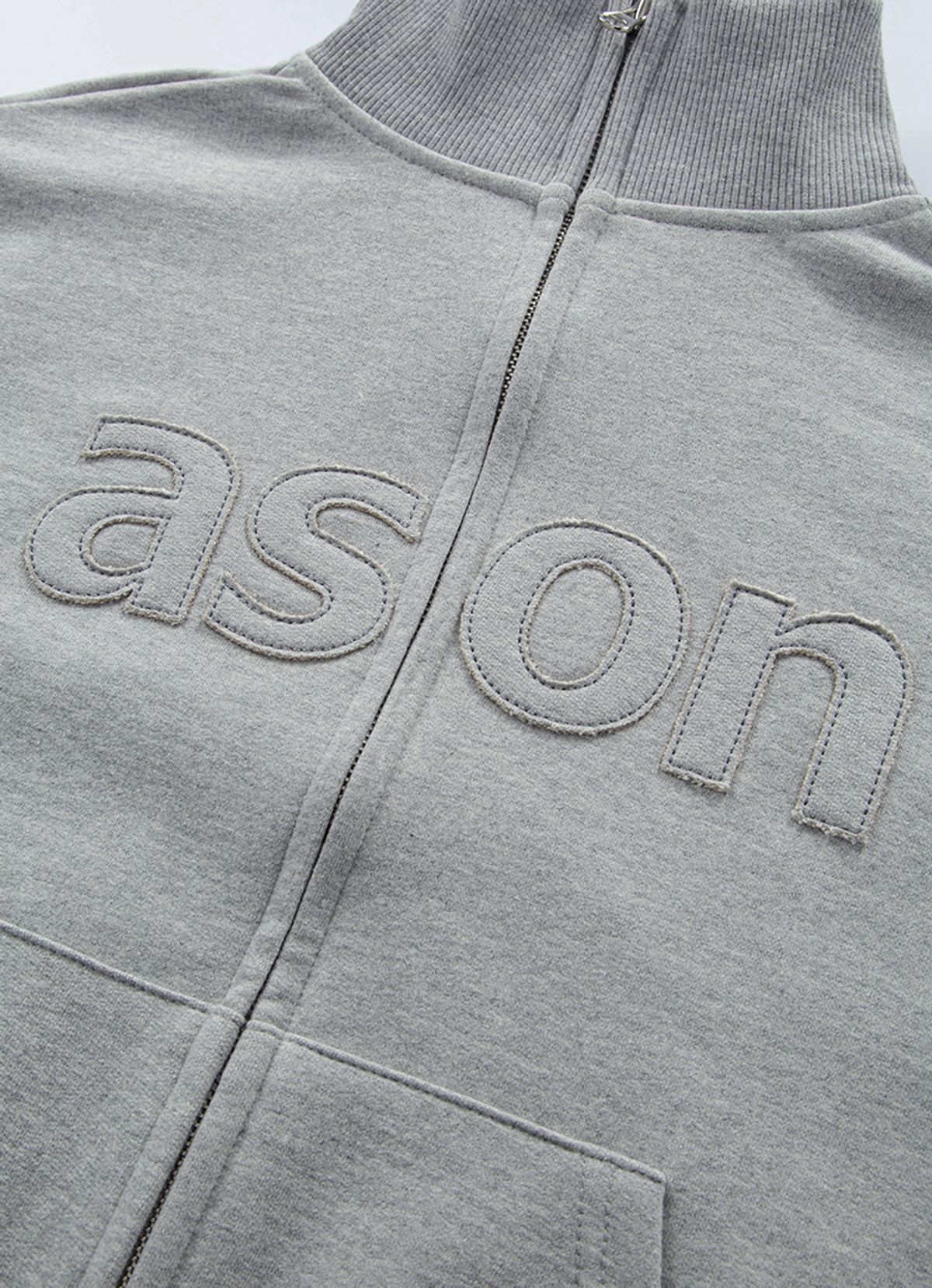 애즈온(ASON) BAY SWEAT ZIP-UP / GRAY