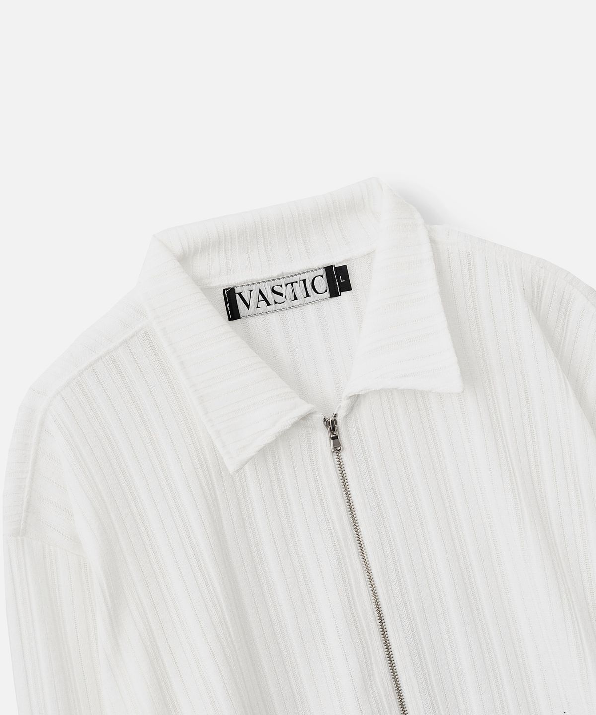 바스틱(VASTIC) 집 니트 가디건_아이보리