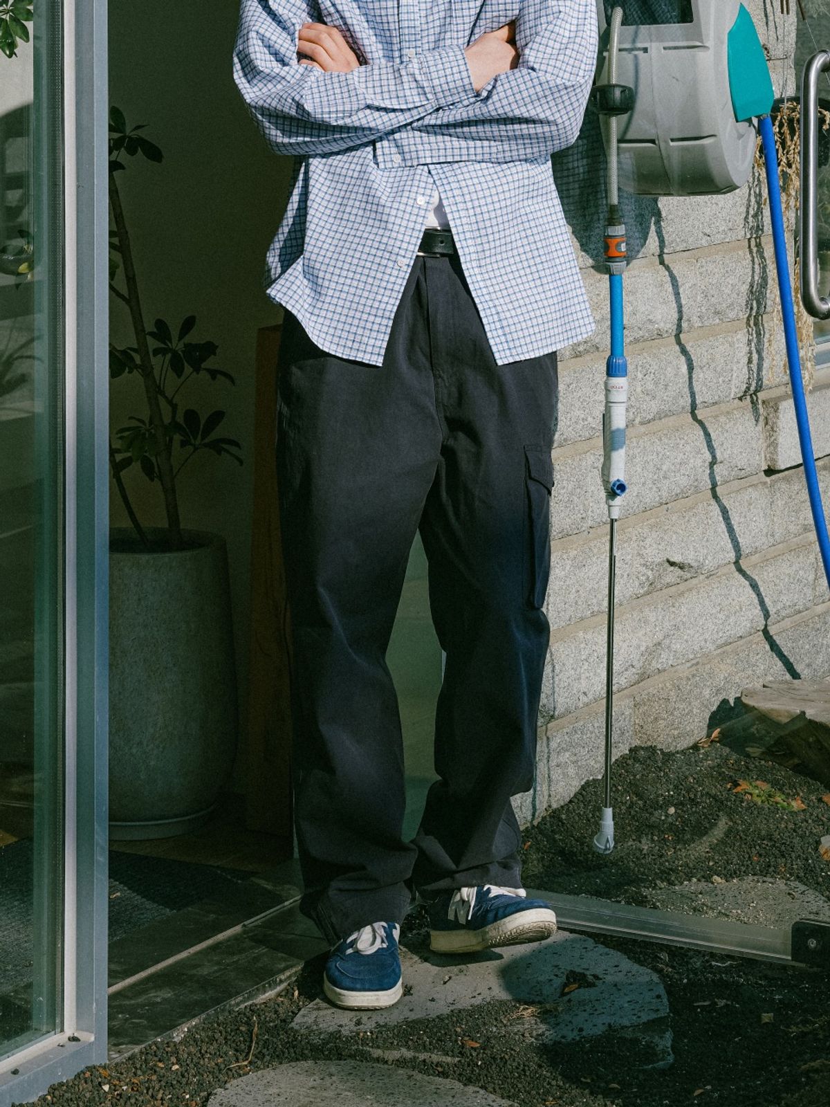 해브해드(HAVE HAD) 유틸리티 카고 팬츠 (네이비)