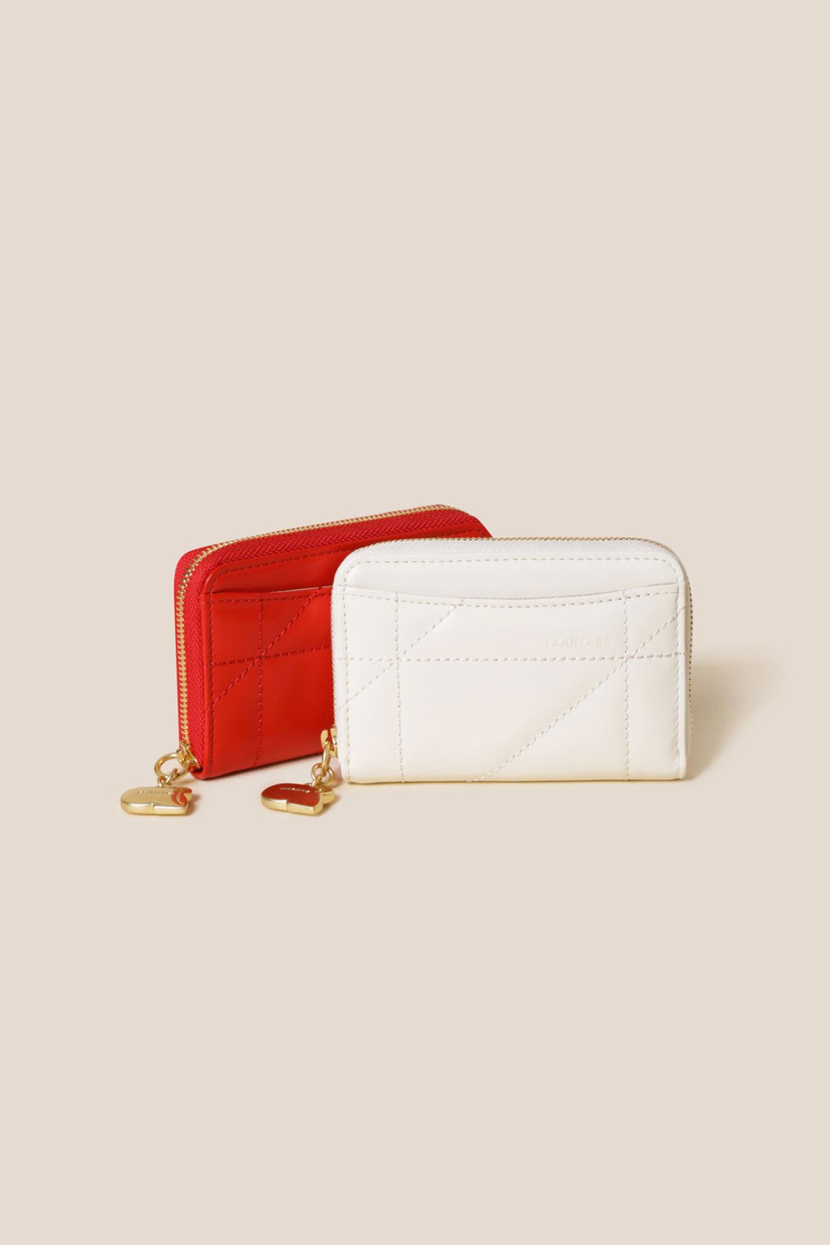 쿠론(COURONNE) lvresse Zipper Card_RCWGX25148IVD