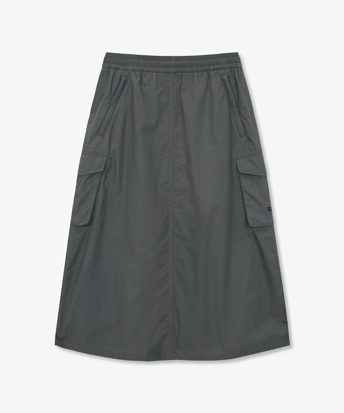 수프라(SUPRA) 여성 사이드 스트링 롱 스커트(GRAY)