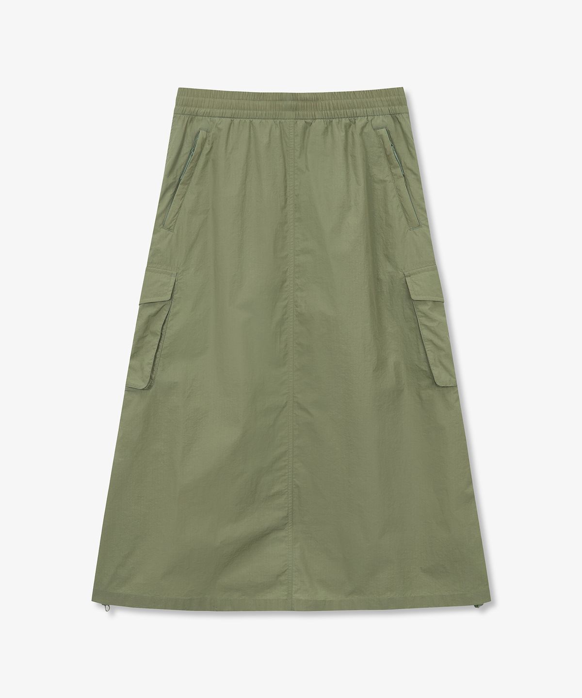 수프라(SUPRA) 여성 사이드 스트링 롱 스커트(KHAKI)