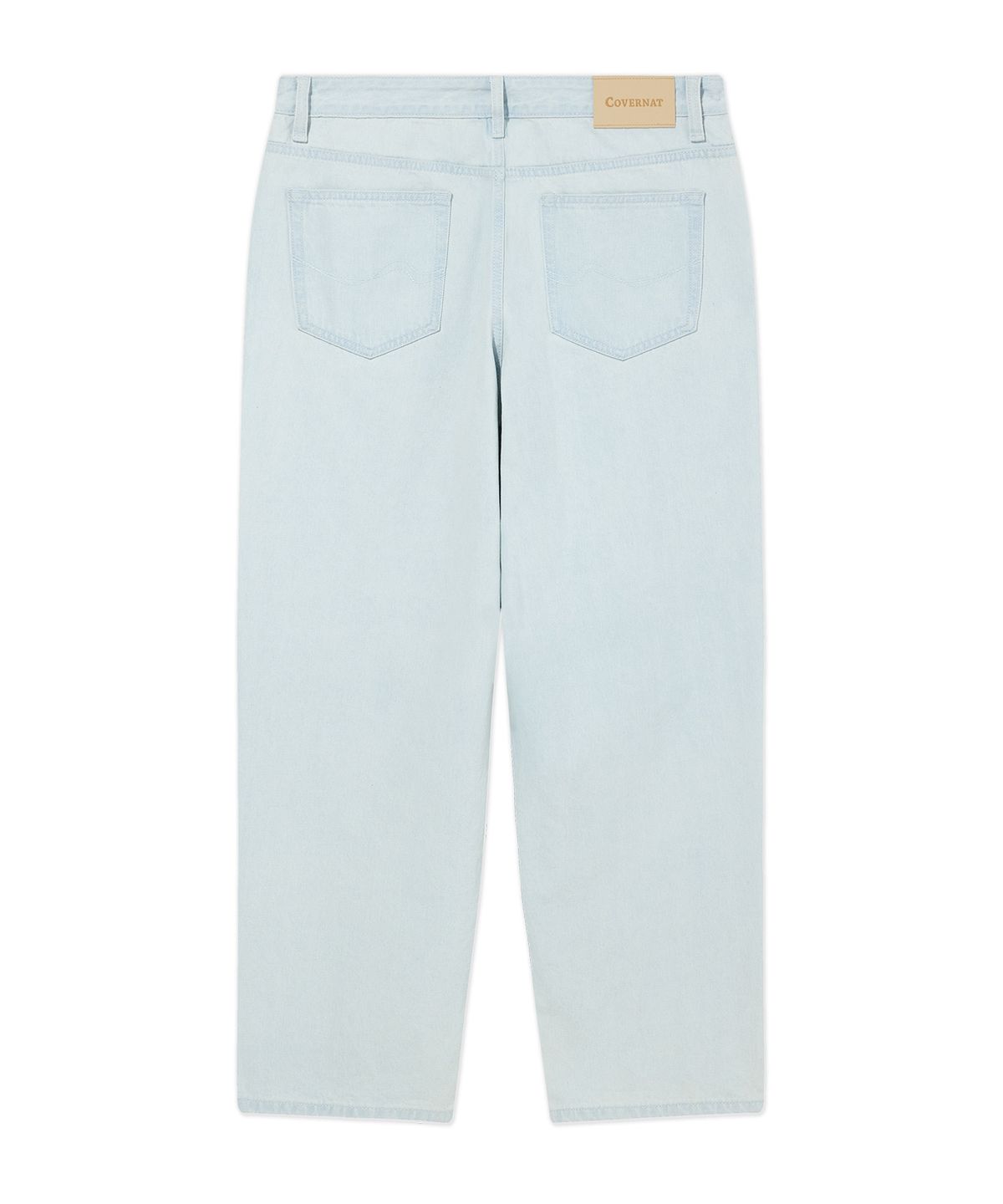 커버낫(COVERNAT) 레귤러 워싱 데님 팬츠 Light Blue
