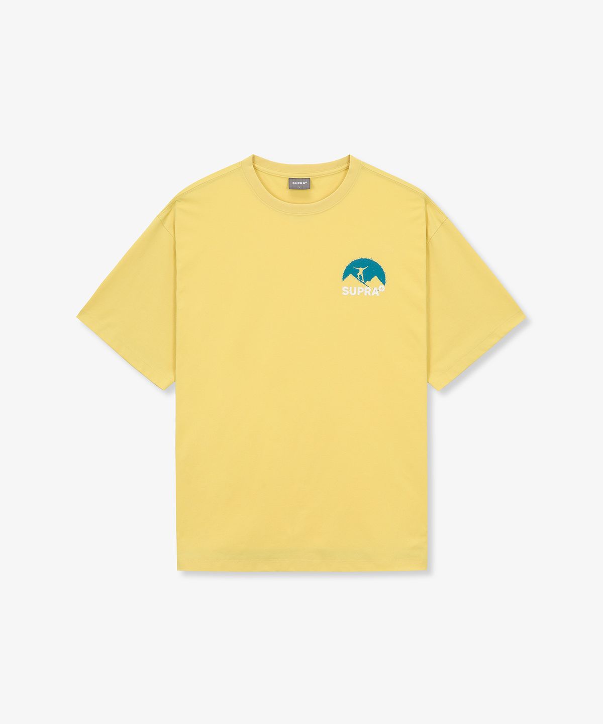 수프라(SUPRA) 마운틴 백 그래픽 반팔 티셔츠(YELLOW)