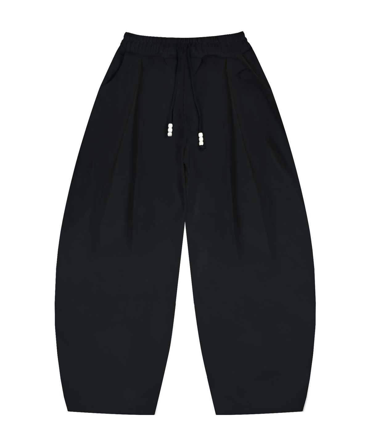 루나키후(RuNaKi'Hu') WXP024 도트 핀턱 스웻 벌룬 팬츠 (BLACK)