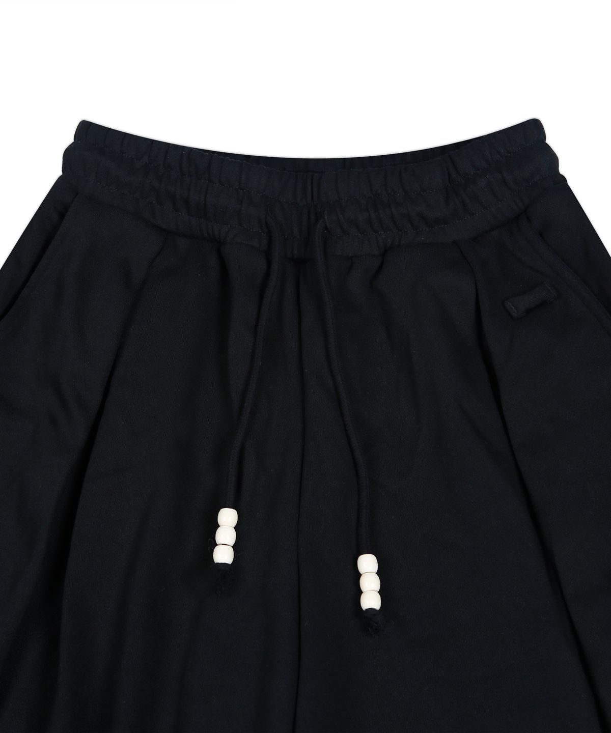 루나키후(RuNaKi'Hu') WXP024 도트 핀턱 스웻 벌룬 팬츠 (BLACK)