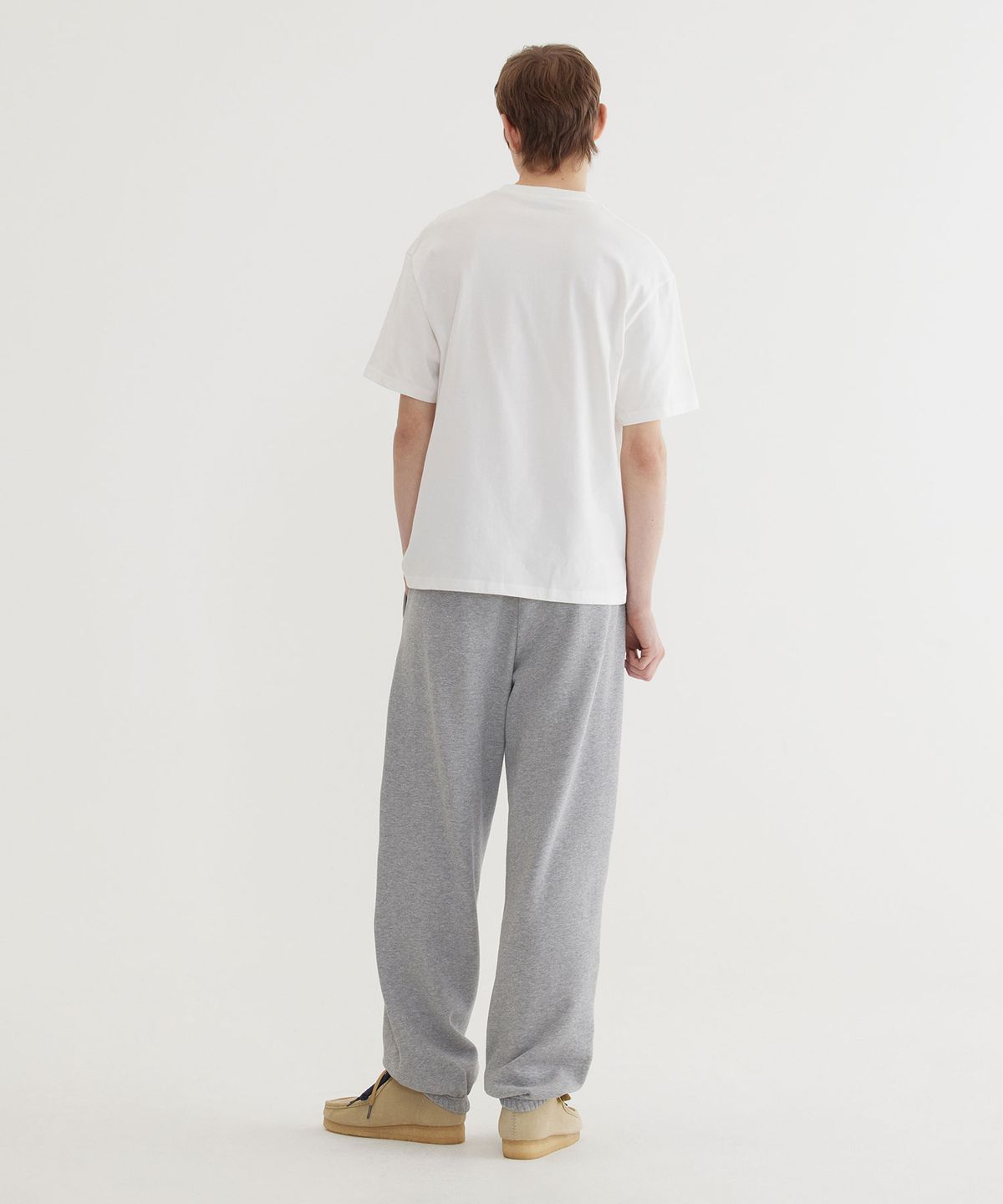 커버낫(COVERNAT) 레귤러 어센틱 스웻 조거 팬츠 Melange Gray