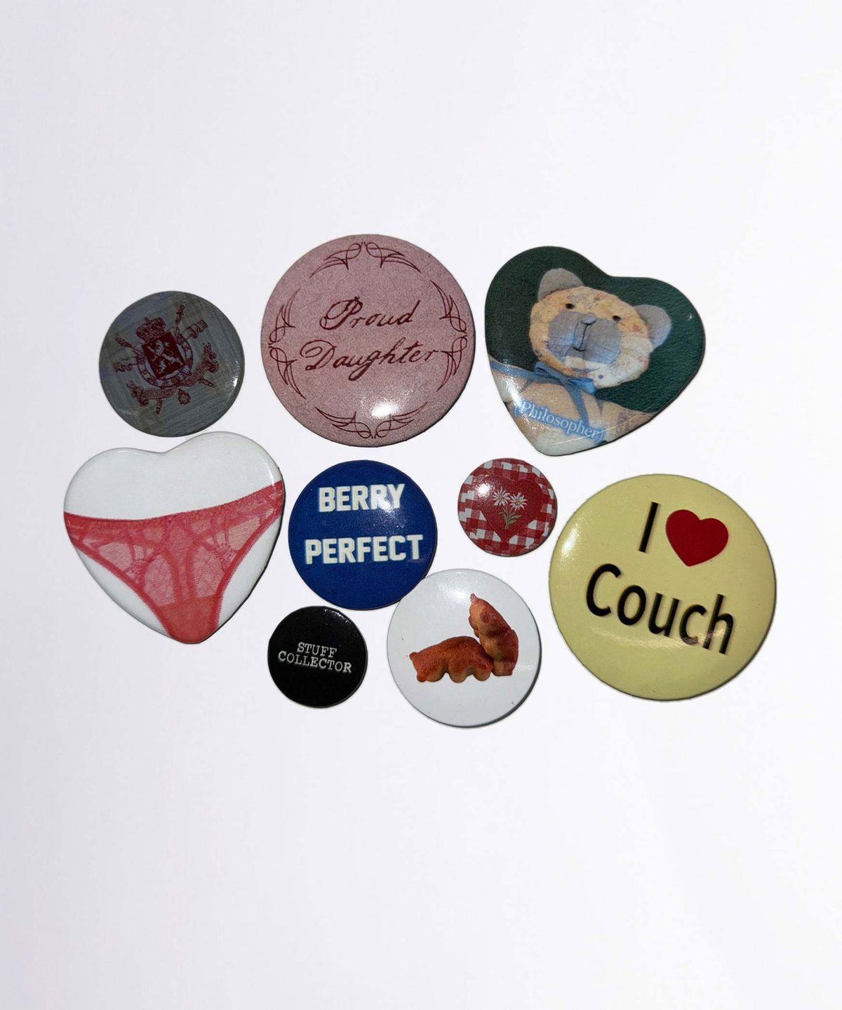 스컬프터(SCULPTOR) Tin Brooch Set Multi