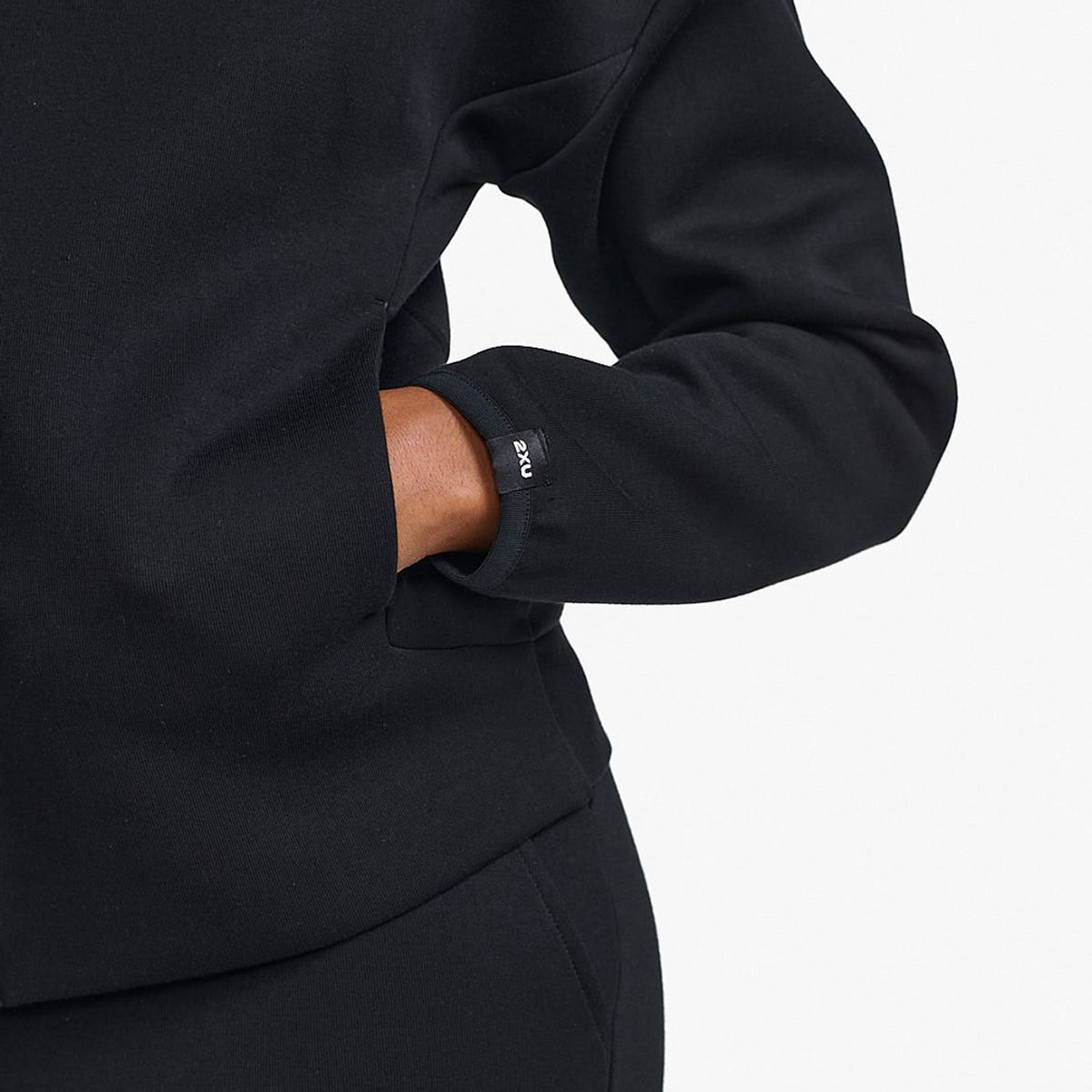 투타임즈유(2XU) 여성 커뮤트 집업 후디 자켓 블랙_WR7078ABLK-BLK