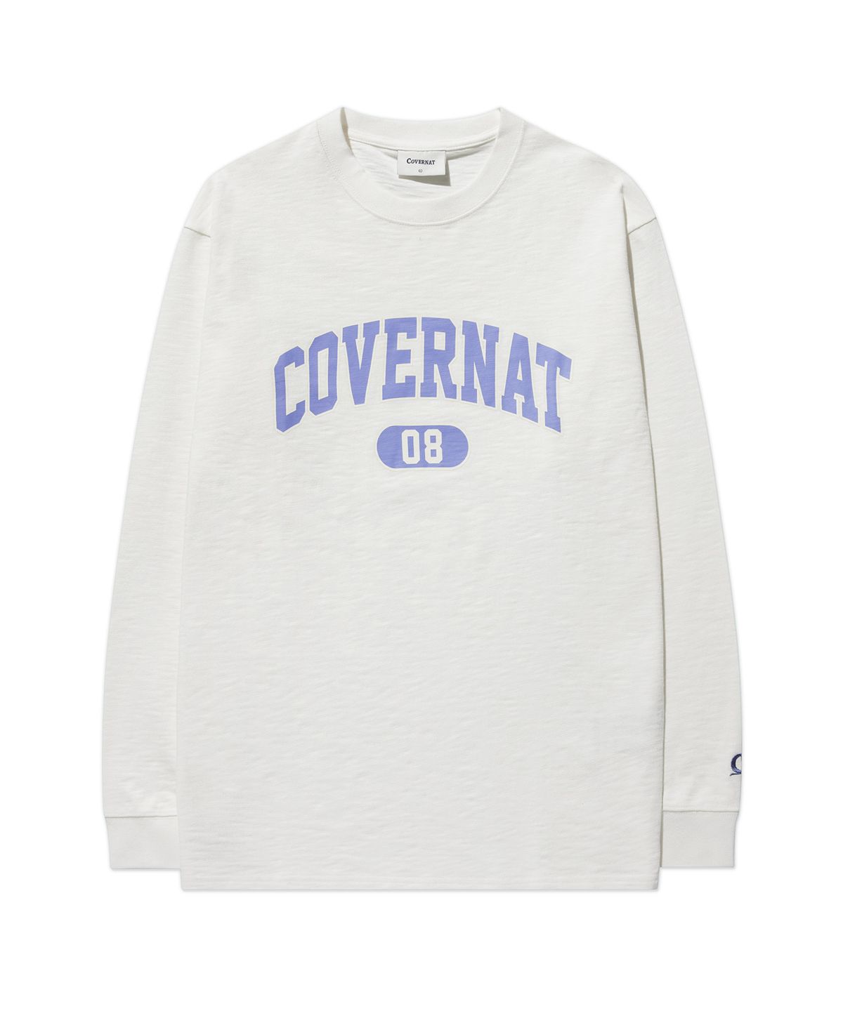 커버낫(COVERNAT) 슬럽 아치 로고 롱슬리브 White