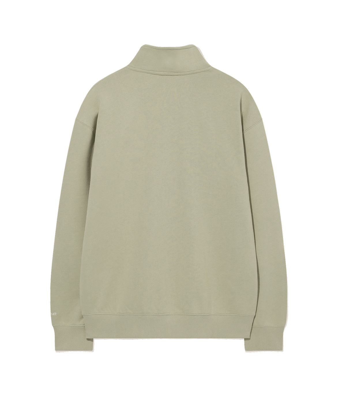 커버낫(COVERNAT) C 로고 하프 집업 맨투맨 Light Khaki