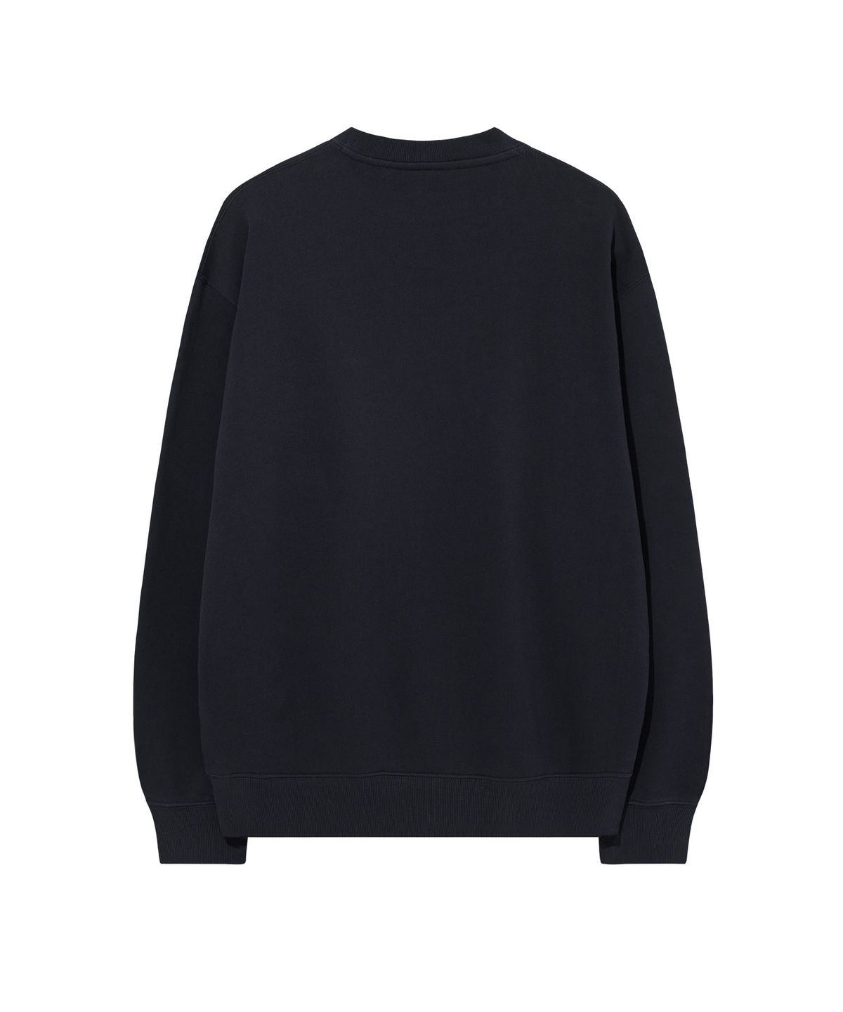 커버낫(COVERNAT) C 로고 다잉 맨투맨 Dark Navy