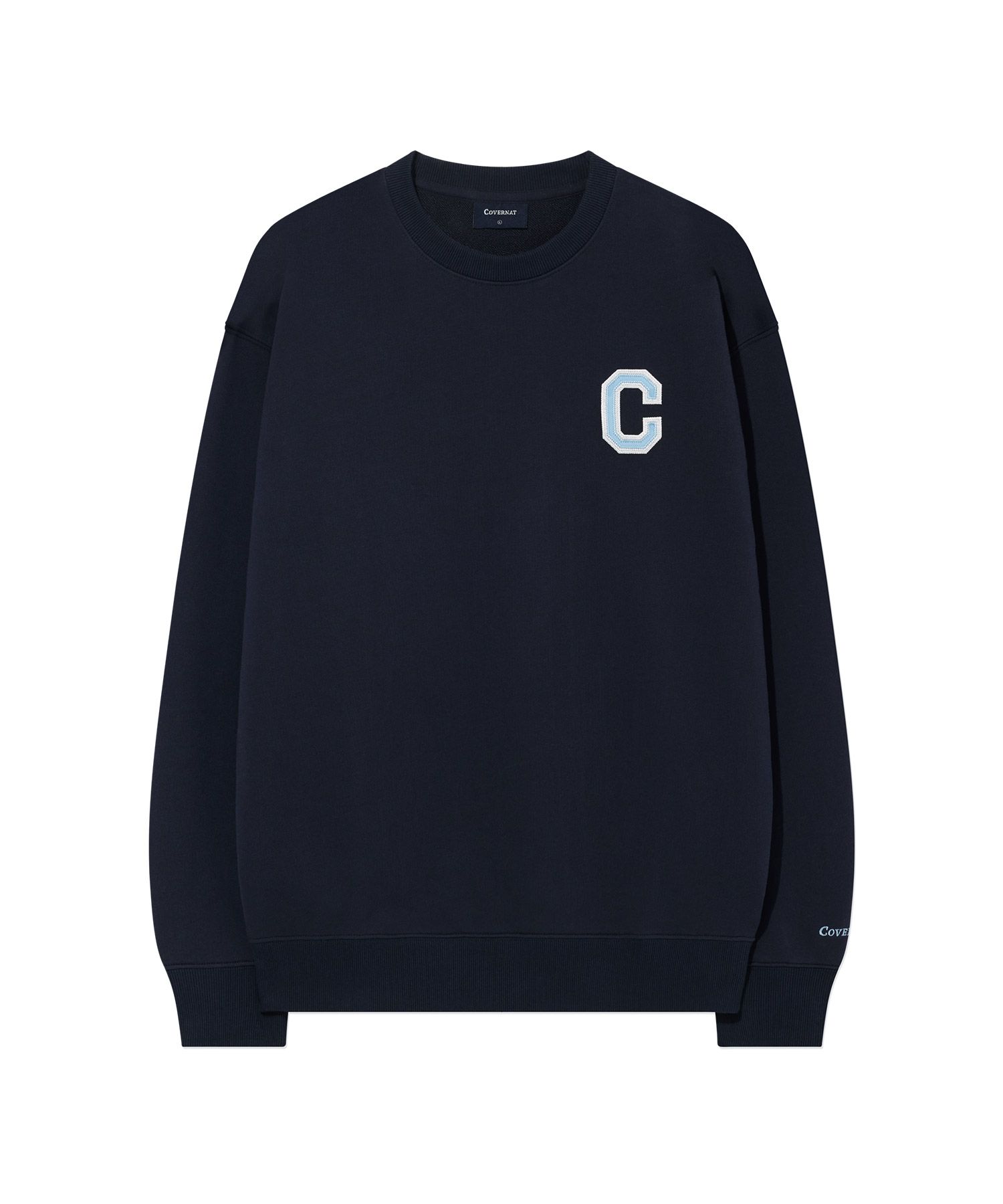 スウェット・トレーナー COVERNAT Arch Logo Man to Man Dark Navy MUSINSA | COVERNAT C Logo Man to Man Dark Navy
