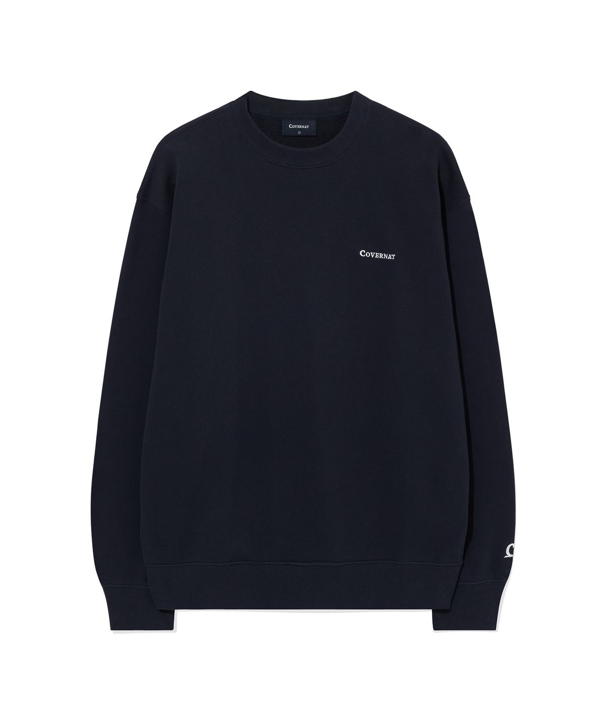 커버낫(COVERNAT) 스몰 어센틱 맨투맨 Dark Navy