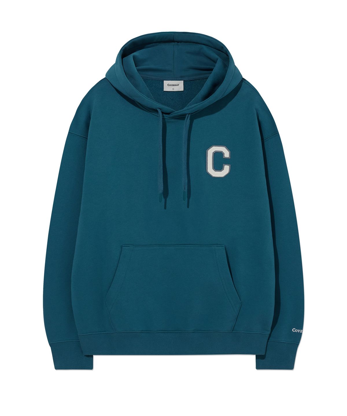 커버낫(COVERNAT) C 로고 후디 Turquoise