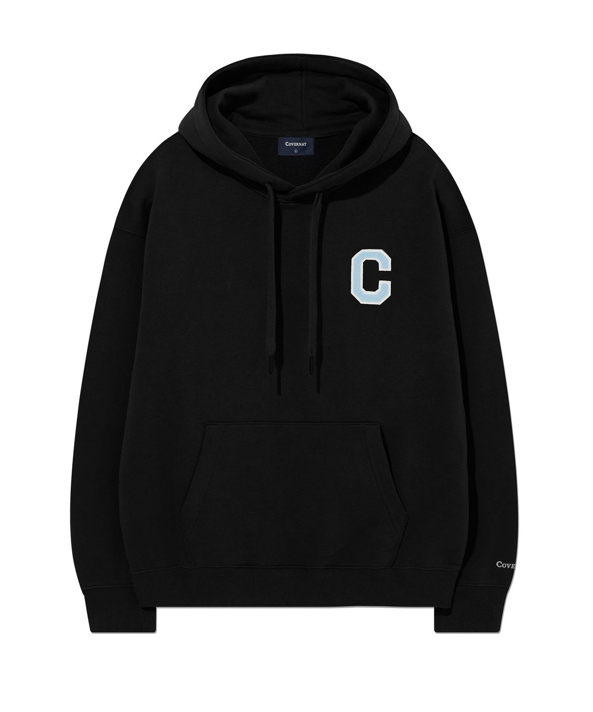 커버낫(COVERNAT) C 로고 후디 Black