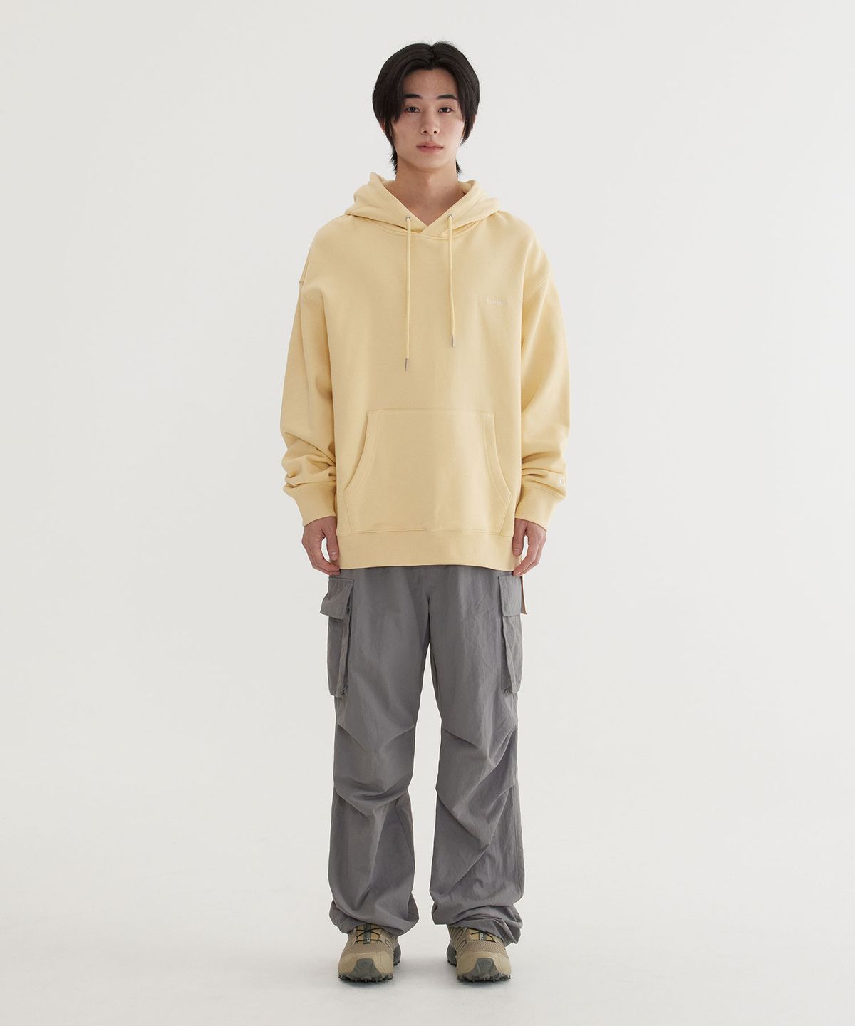 커버낫(COVERNAT) 스몰 어센틱 후디 Yellow