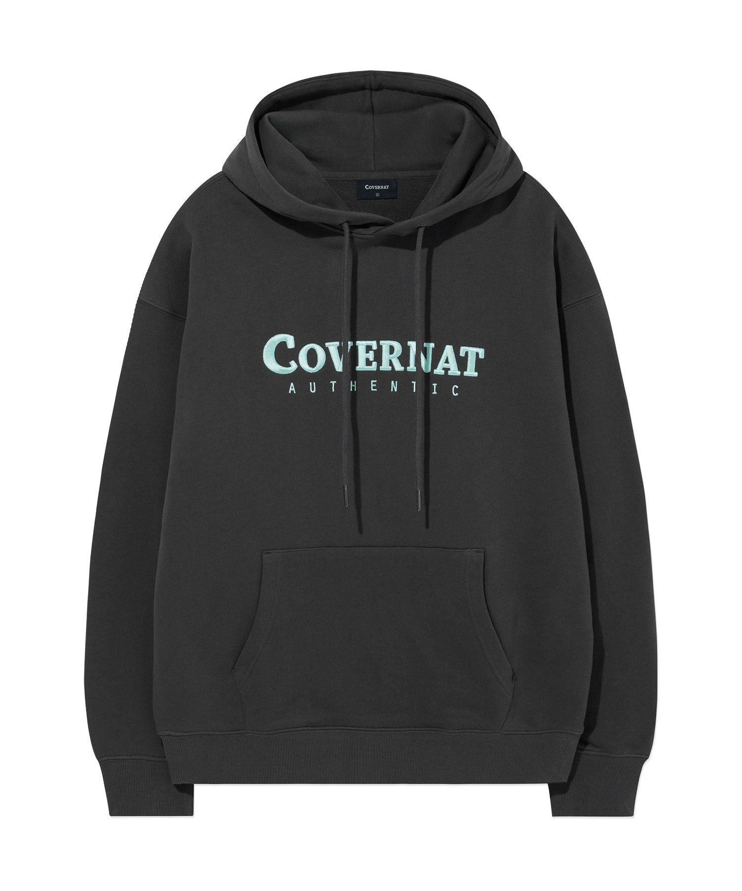 パーカー・フーディ COVERNAT Authentic Logo Hoodie Charcoal MUSINSA | COVERNAT Authentic Logo Hoodie Charcoal