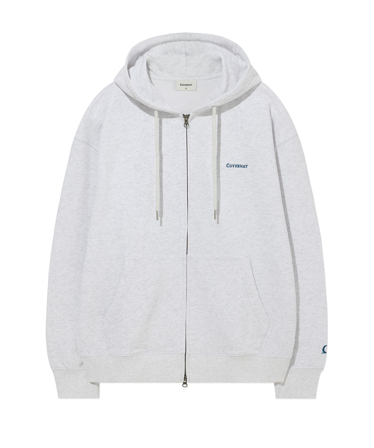 커버낫(COVERNAT) 스몰 어센틱 후드집업 Heather Gray