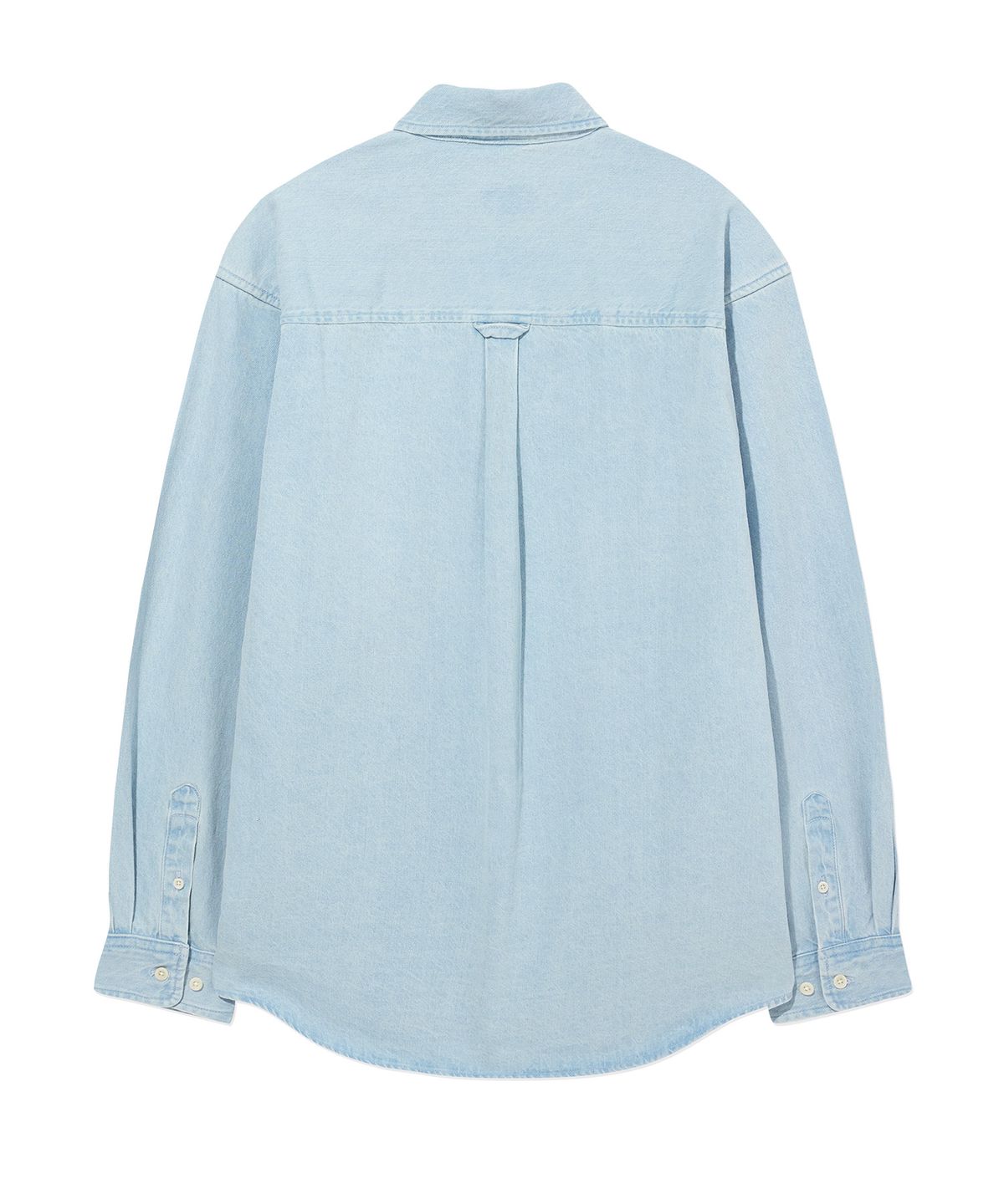 커버낫(COVERNAT) C 로고 데님 셔츠 Light Blue