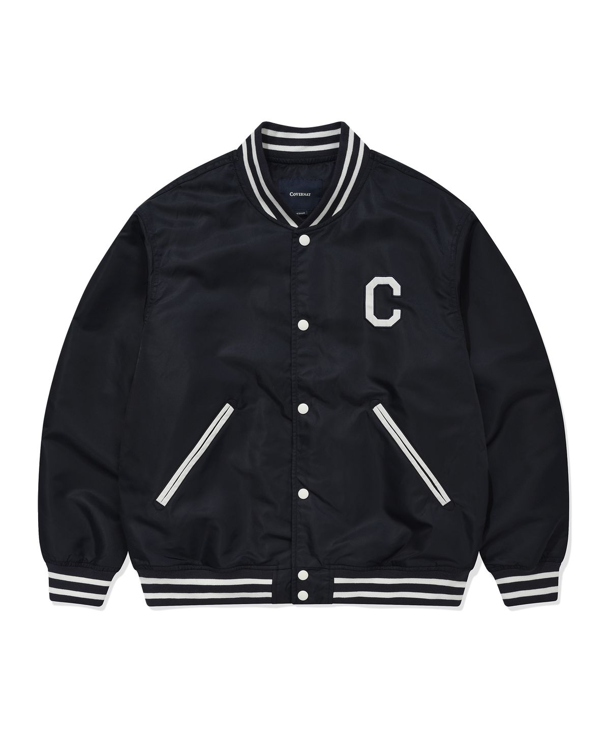 커버낫(COVERNAT) C 로고 바시티 Dark Navy