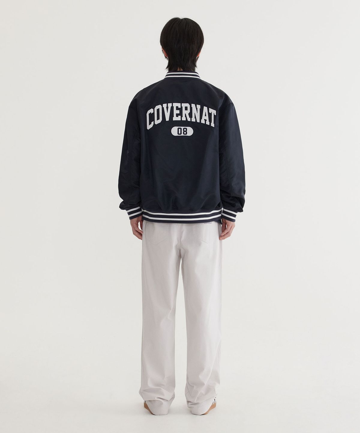 커버낫(COVERNAT) C 로고 바시티 Dark Navy