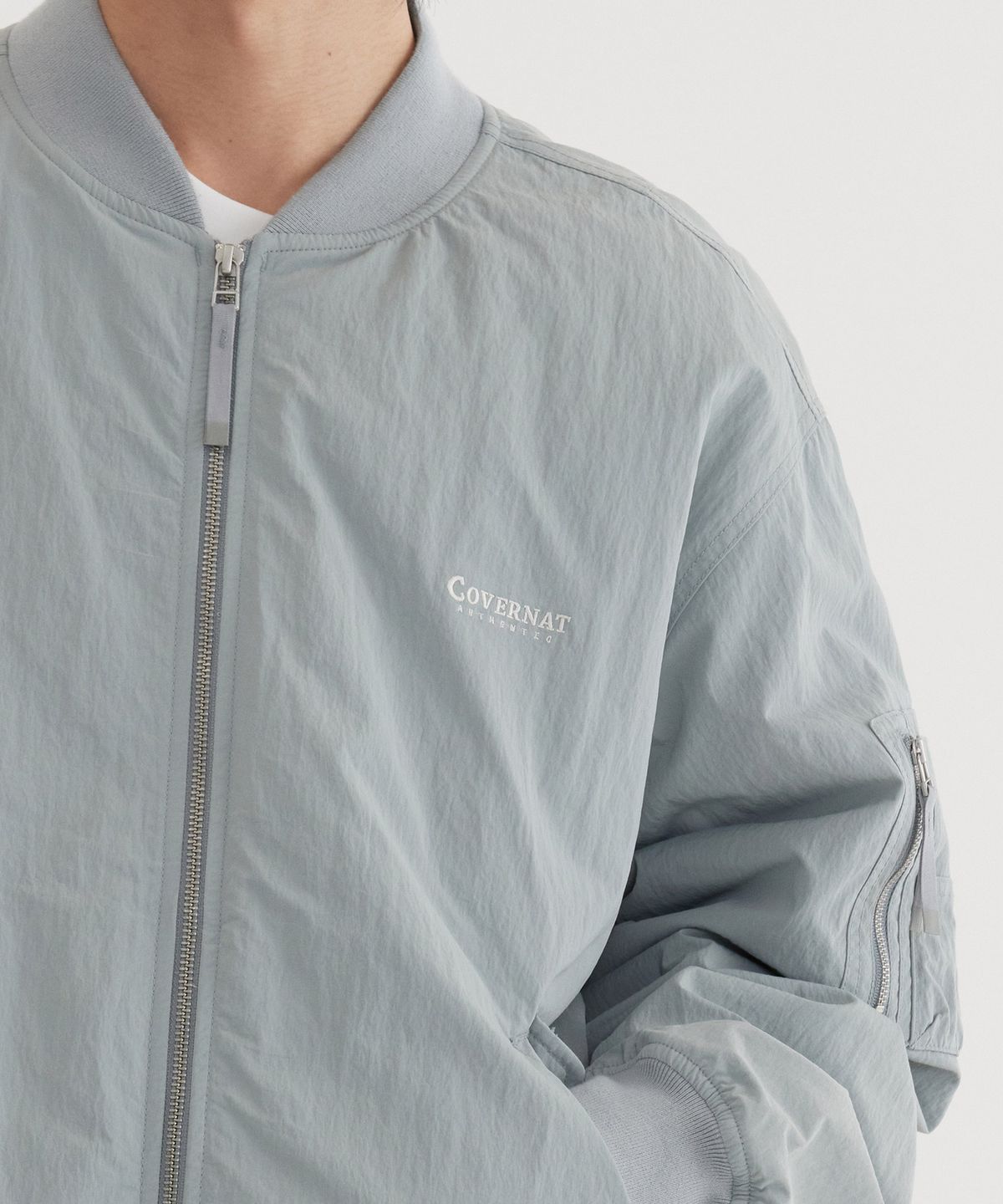 커버낫(COVERNAT) MA-1 자켓 Grayish Blue
