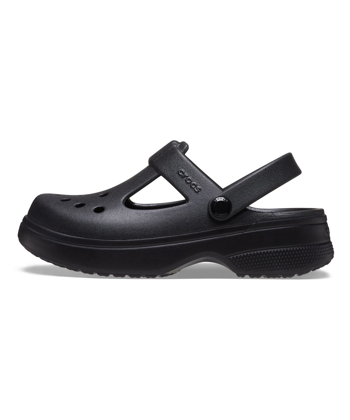 크록스키즈(CROCS KIDS) 클래식 메리제인 클로그 키즈 - 블랙 / 210615-001