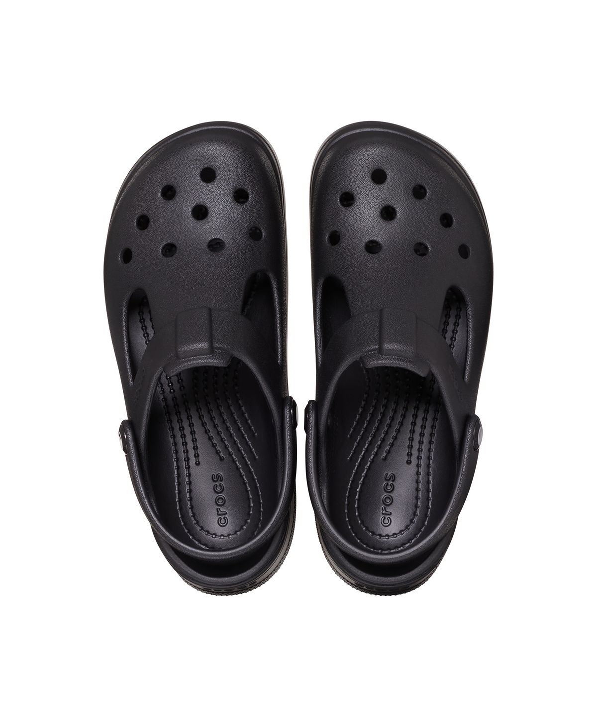 크록스키즈(CROCS KIDS) 클래식 메리제인 클로그 키즈 - 블랙 / 210615-001