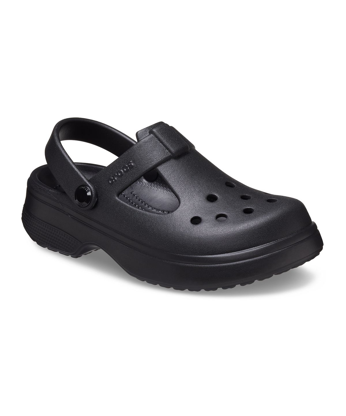 크록스키즈(CROCS KIDS) 클래식 메리제인 클로그 키즈 - 블랙 / 210615-001