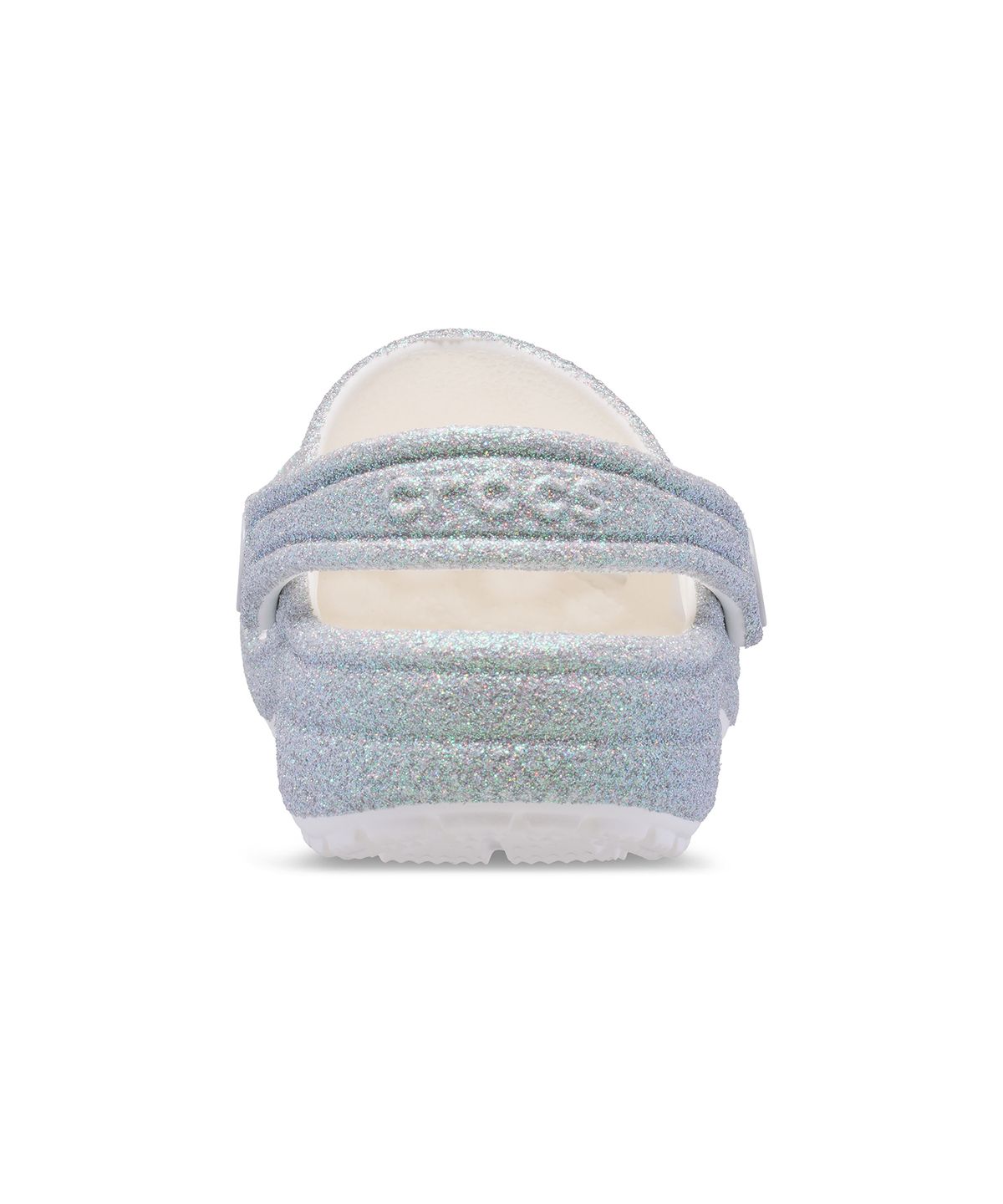 크록스키즈(CROCS KIDS) 클래식 이리데슨트 글리터 클로그 토들러 - 화이트 / 210985-100