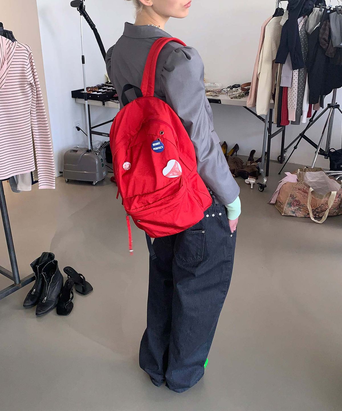 스컬프터(SCULPTOR) Good Girl Backpack Red
