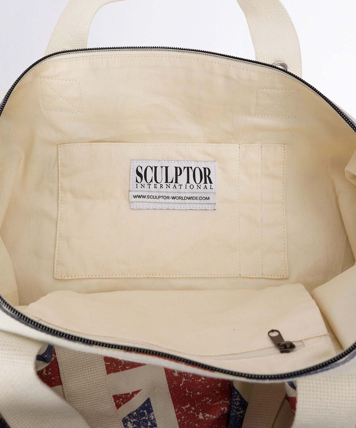 스컬프터(SCULPTOR) Naughty Girl Tote Bag Union Jack