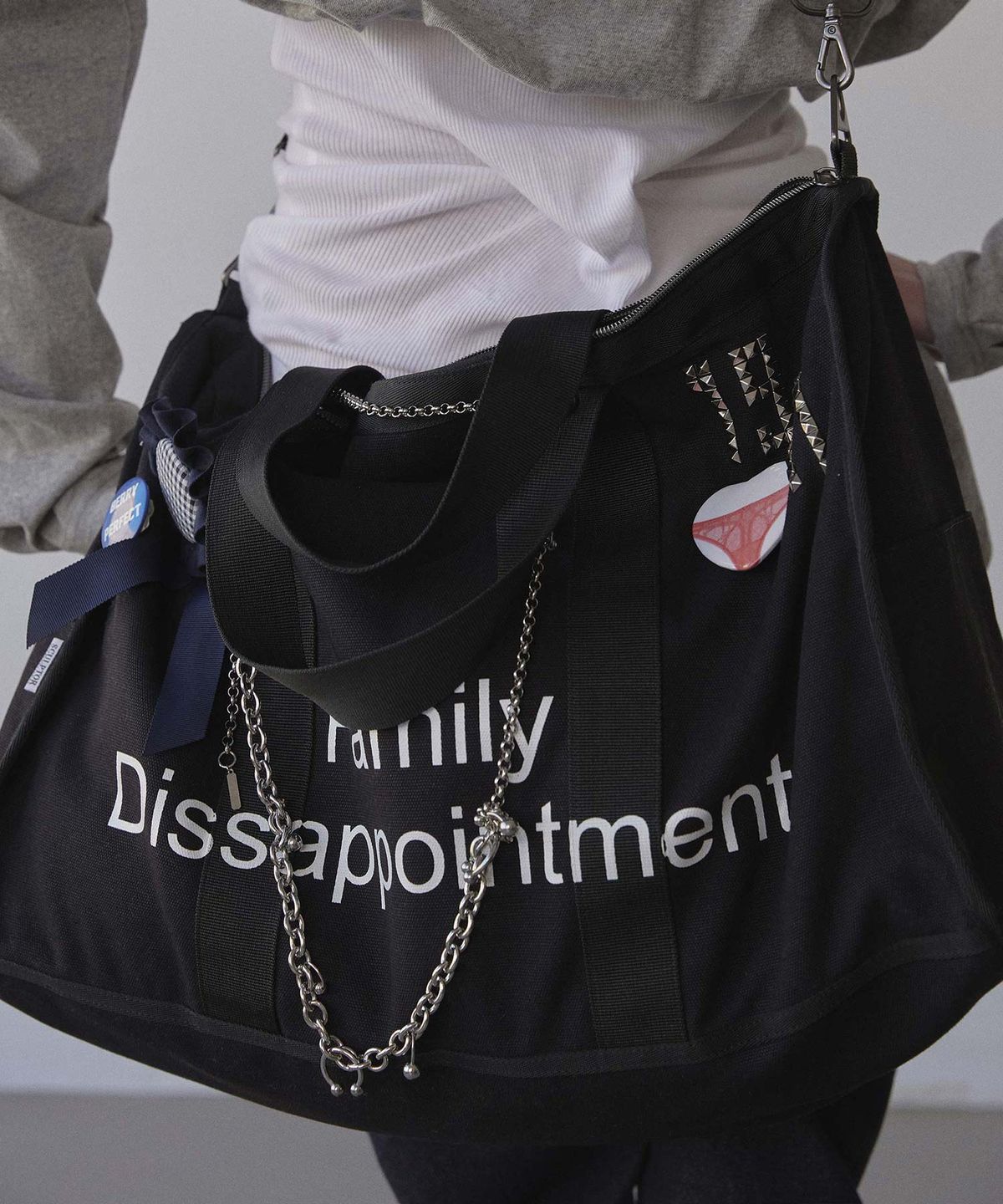 스컬프터(SCULPTOR) Family Diss(appointment) Tote Bag Black