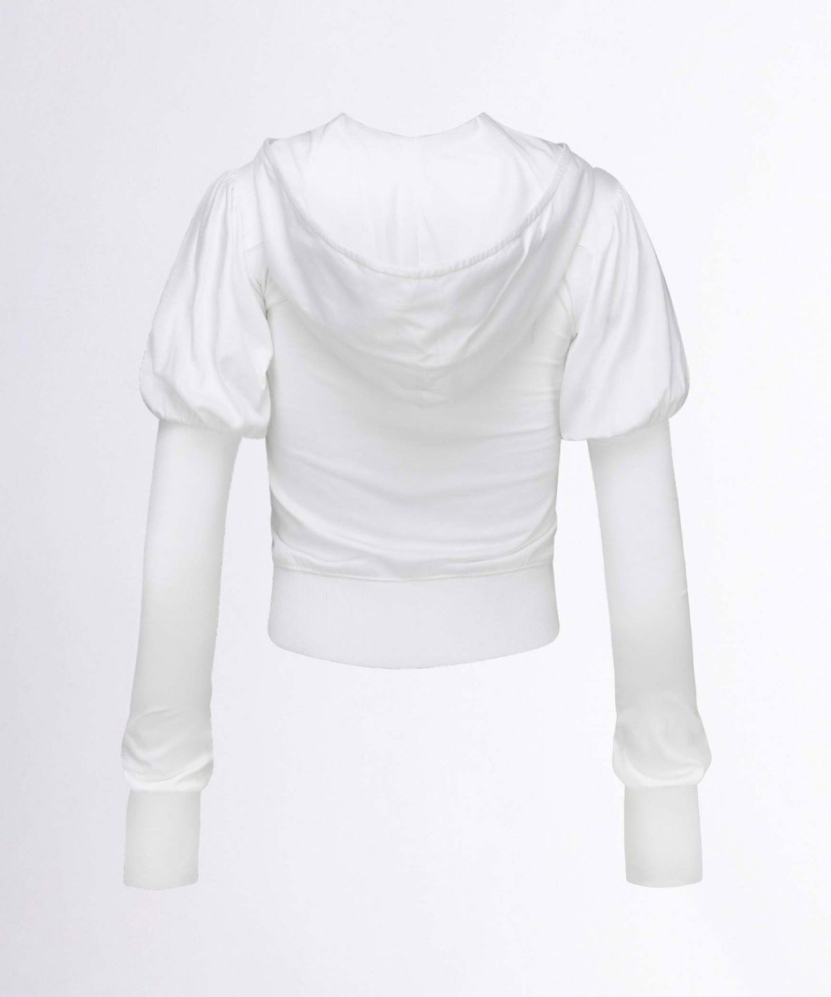 스컬프터(SCULPTOR) Solid Zip-Up Hoodie White
