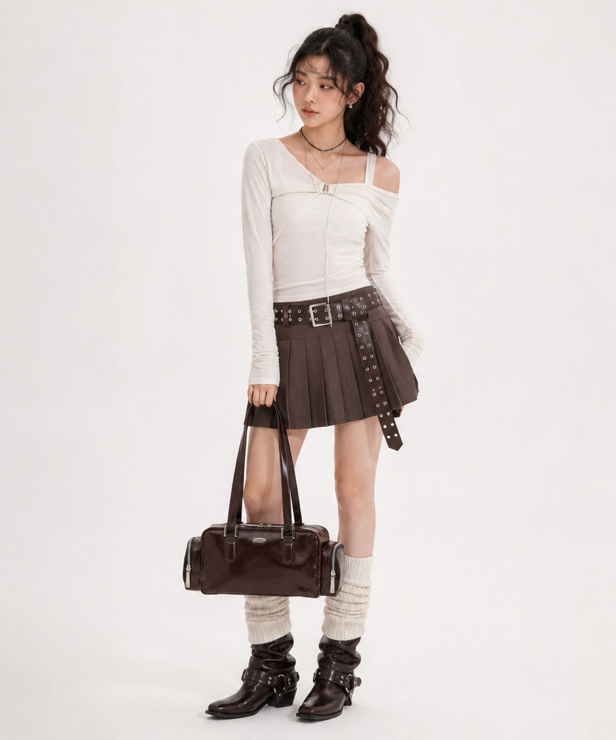 마틴콕스(MATINCOX) Noa Shoulder - chocolate