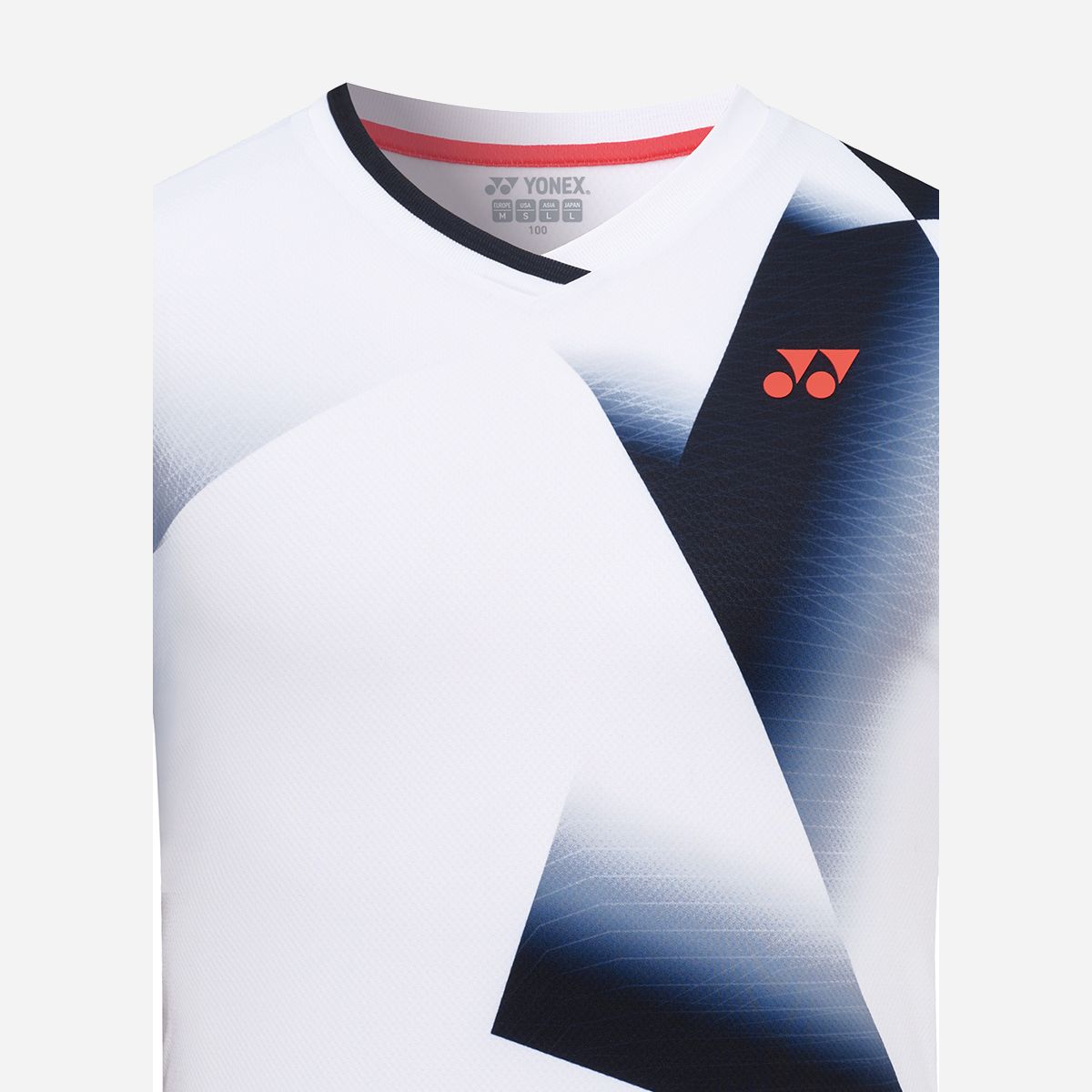 요넥스(YONEX) 251TS001M 화이트 남성용 메탈릭 그라데이션 게임웨어