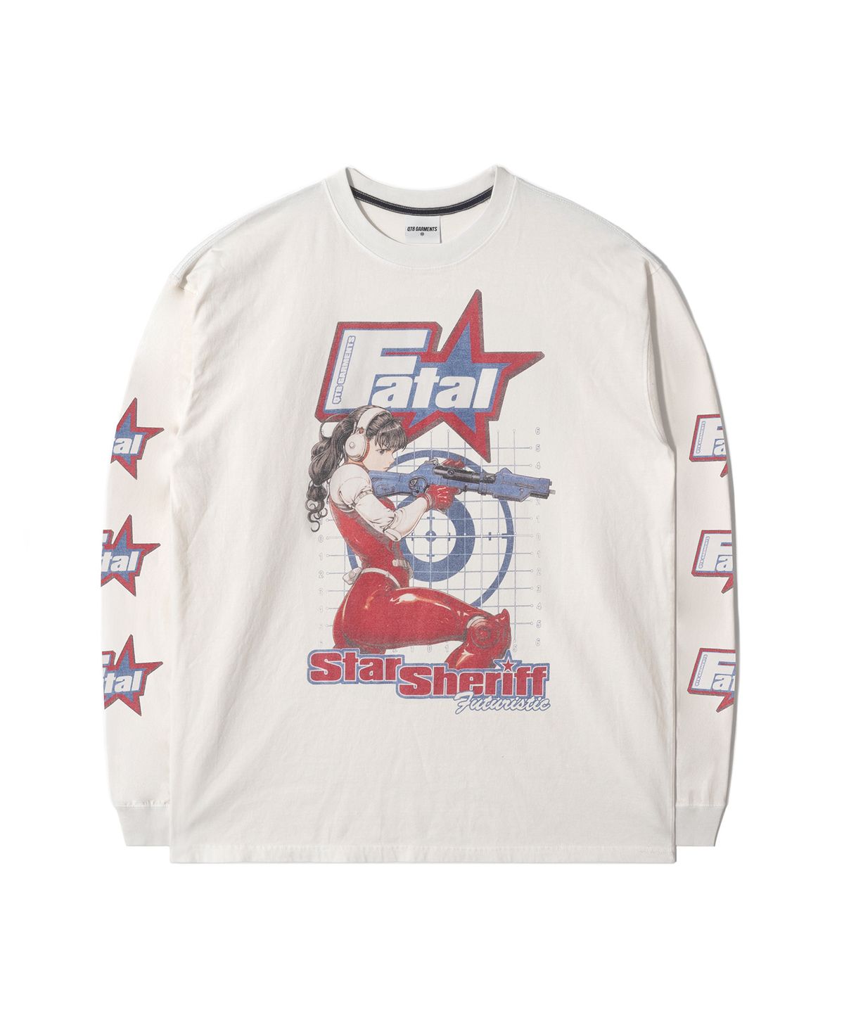 큐티에잇 가먼츠(QT8 GARMENTS) RG Star Sheriff EC Washed Long Sleeve (Ecru)