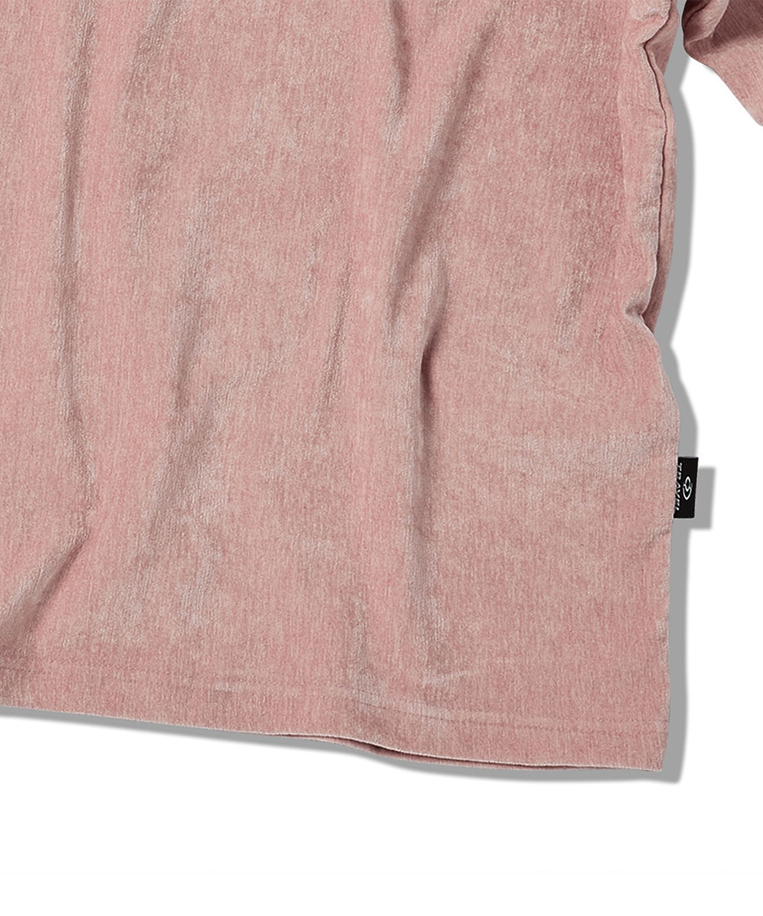MUSINSA | TRAVEL Velour Line Tape Ringer Short Sleeve T