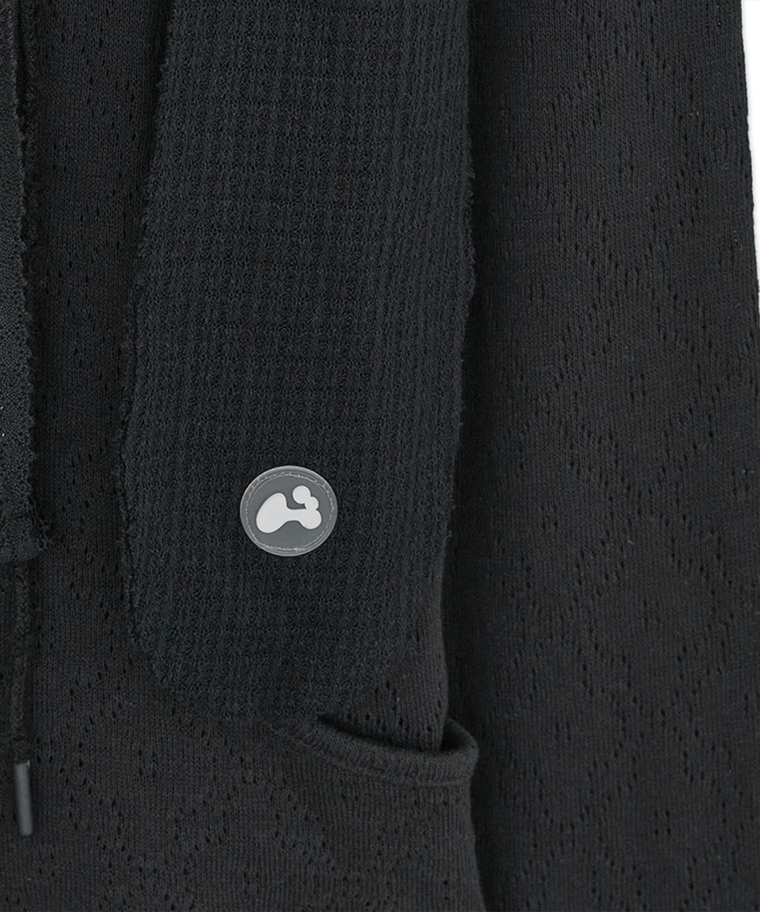 MUSINSA公式 | HUG YOUR SKIN Togging Hoodie (Black)