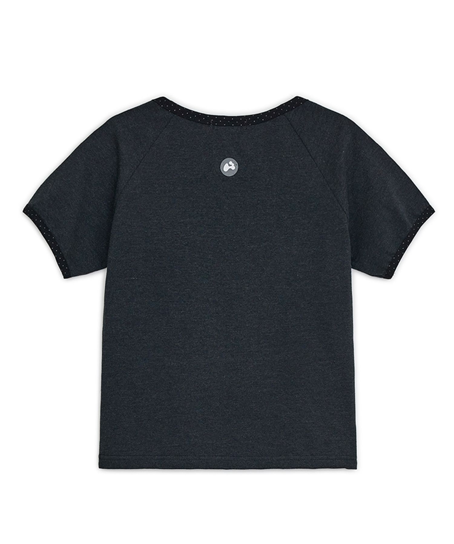 MUSINSA | HUG YOUR SKIN Star Stitch Top (Charcoal)