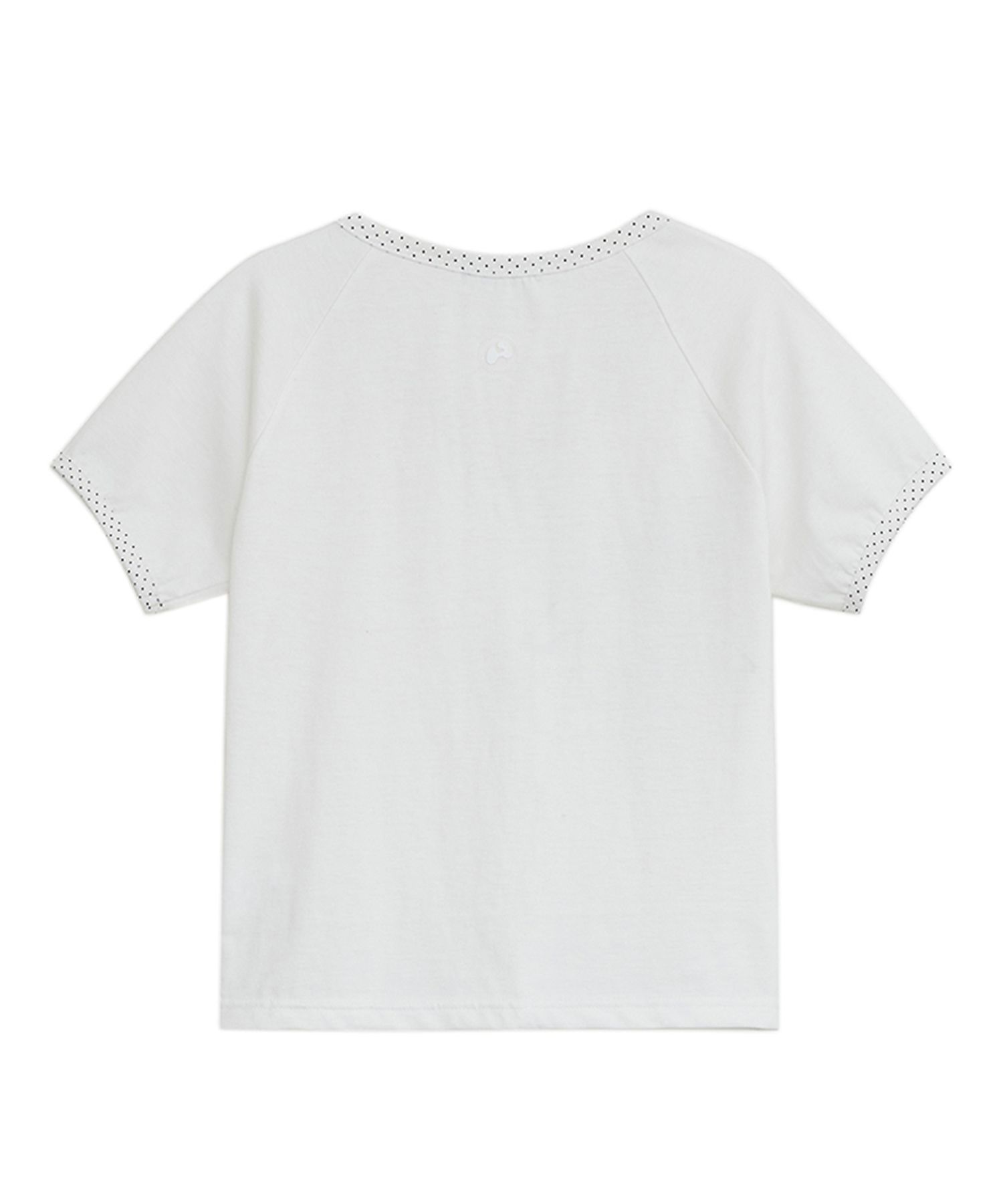 hug your skin☆Star stitched top MUSINSA公式 | HUG YOUR SKIN Star Stitch Top (White)