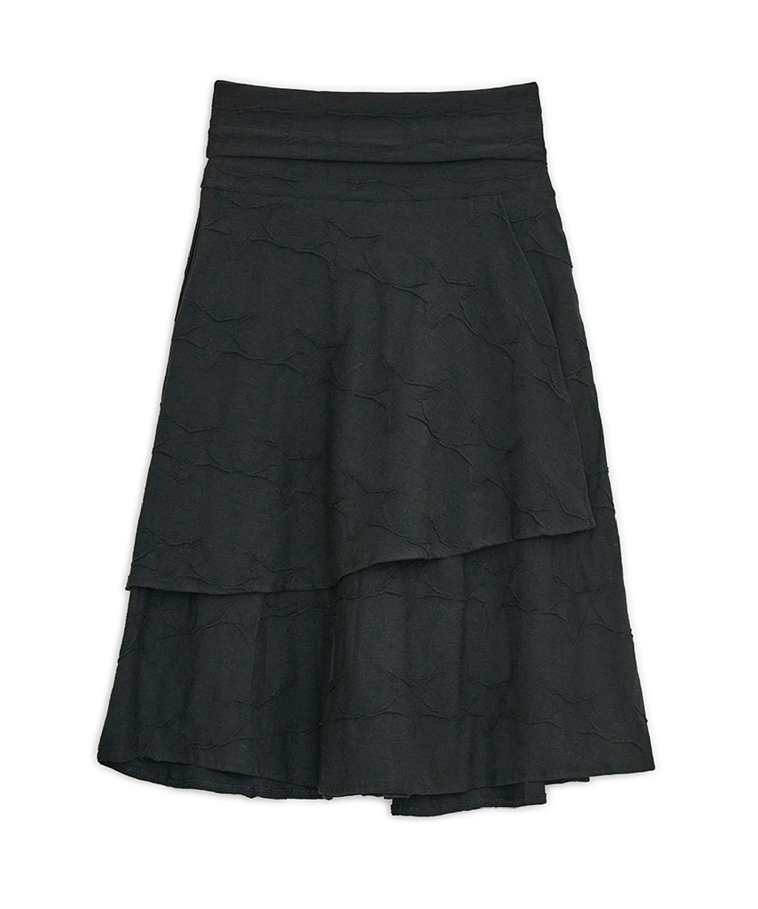 ● hug your skin ● Star flayered midi skirt MUSINSA | HUG YOUR SKIN Star Flared Midi Skirt (Black)
