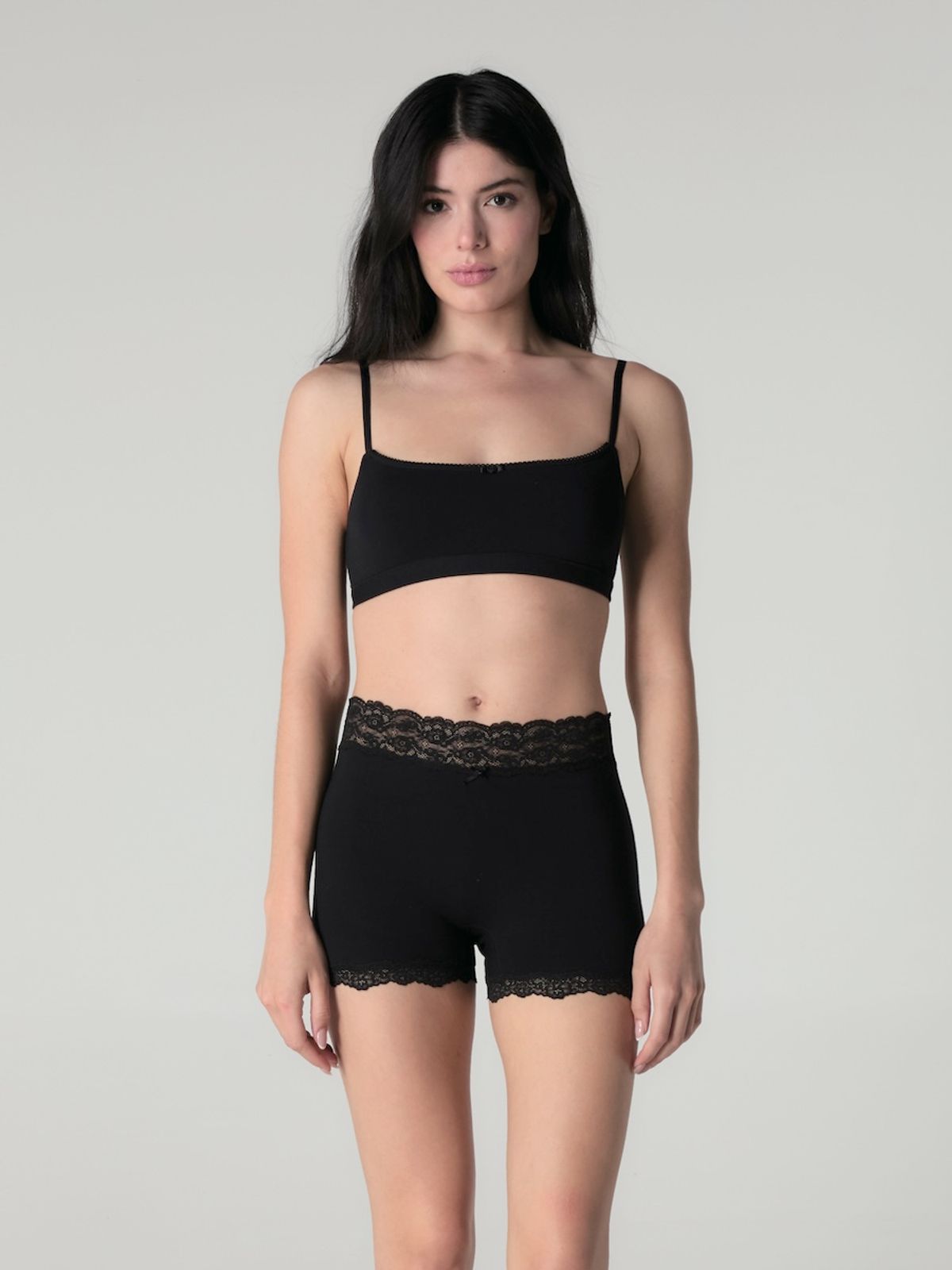 글로니(GLOWNY) MELLOW SCOOP BRA (BLACK)