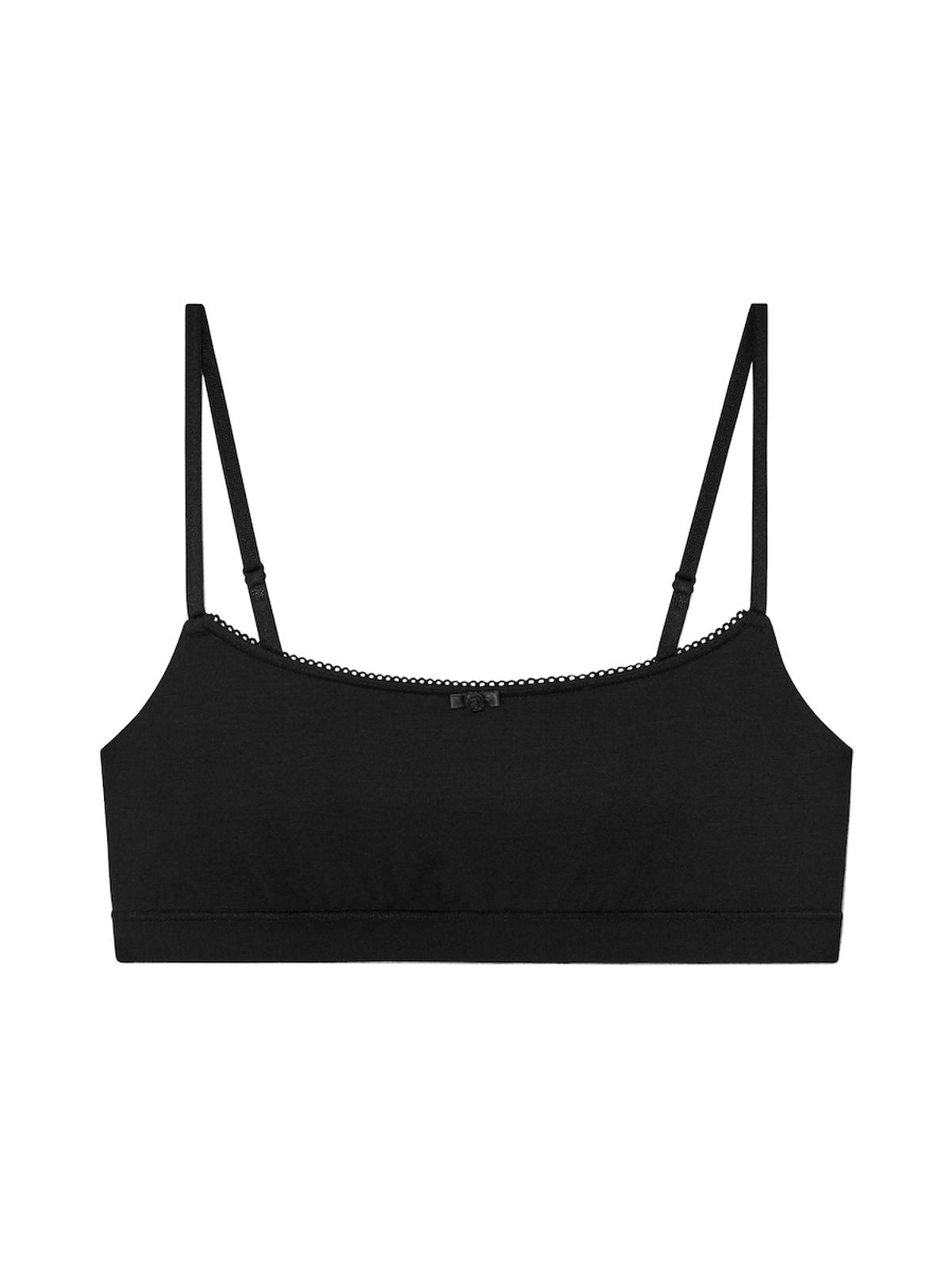 글로니(GLOWNY) MELLOW SCOOP BRA (BLACK)