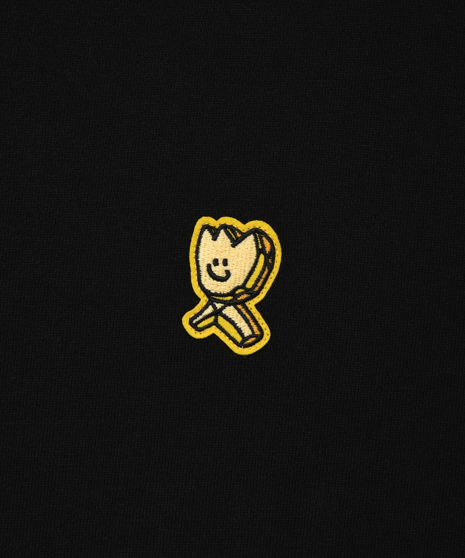 MUSINSA | WACKY WILLY Graphic Kiki Wappen Hoodie Black