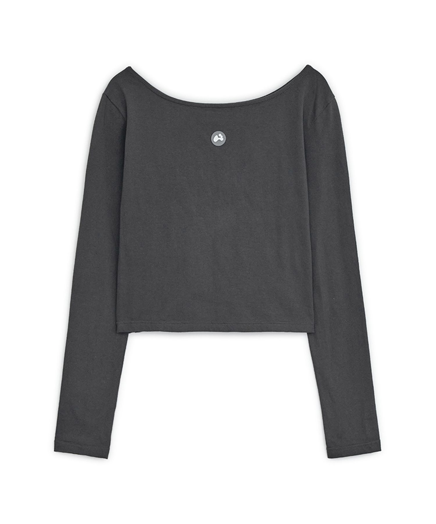 MUSINSA | HUG YOUR SKIN Angel Wing Top (Charcoal)